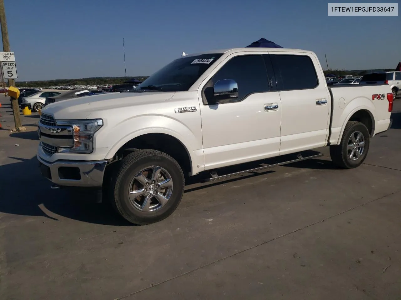 2018 Ford F150 Supercrew VIN: 1FTEW1EP5JFD33647 Lot: 75854434