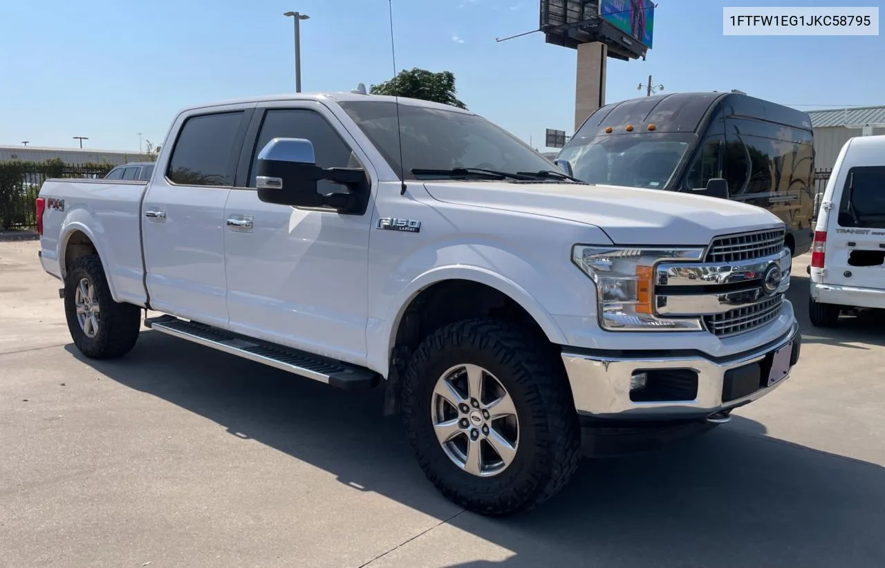 1FTFW1EG1JKC58795 2018 Ford F150 Supercrew