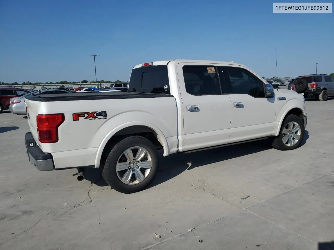 2018 Ford F150 Supercrew VIN: 1FTEW1EG1JFB99512 Lot: 75891014