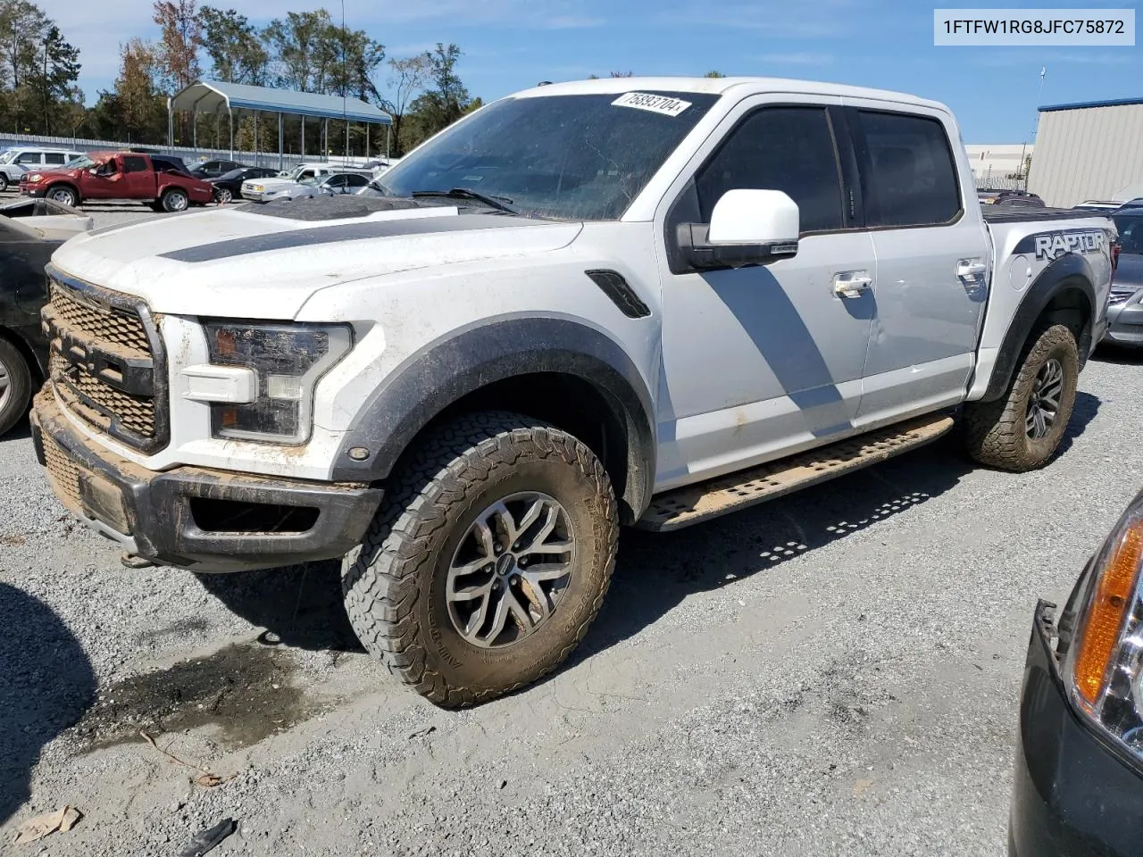 2018 Ford F150 Raptor VIN: 1FTFW1RG8JFC75872 Lot: 75893704