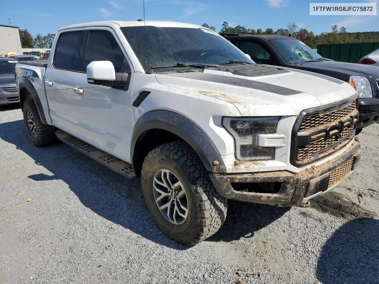 2018 Ford F150 Raptor VIN: 1FTFW1RG8JFC75872 Lot: 75893704