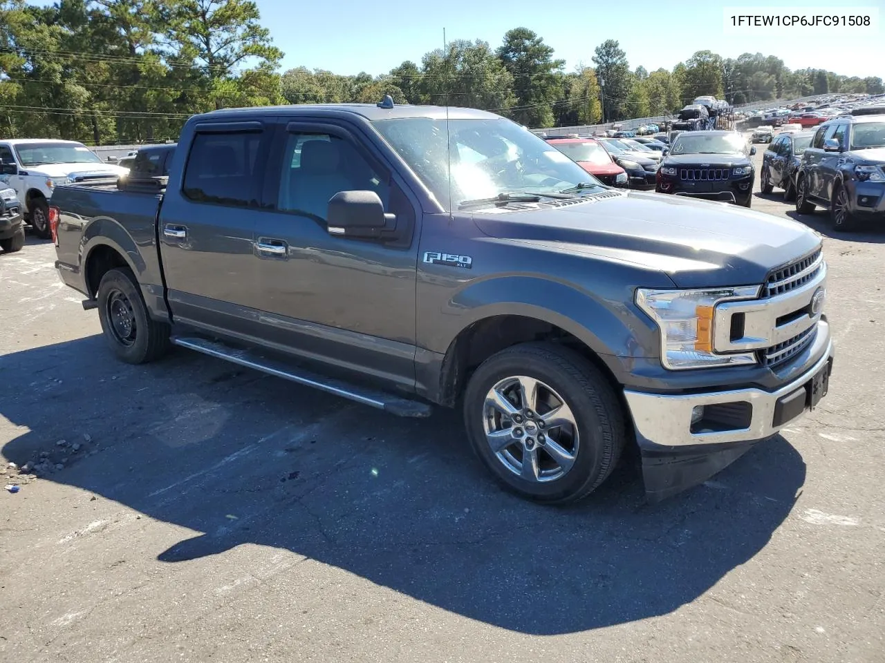 2018 Ford F150 Supercrew VIN: 1FTEW1CP6JFC91508 Lot: 75894194