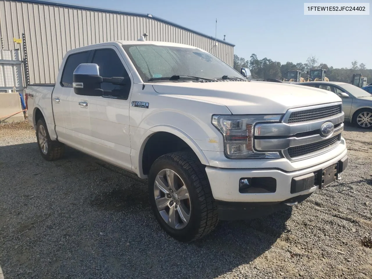 2018 Ford F150 Supercrew VIN: 1FTEW1E52JFC24402 Lot: 75895554