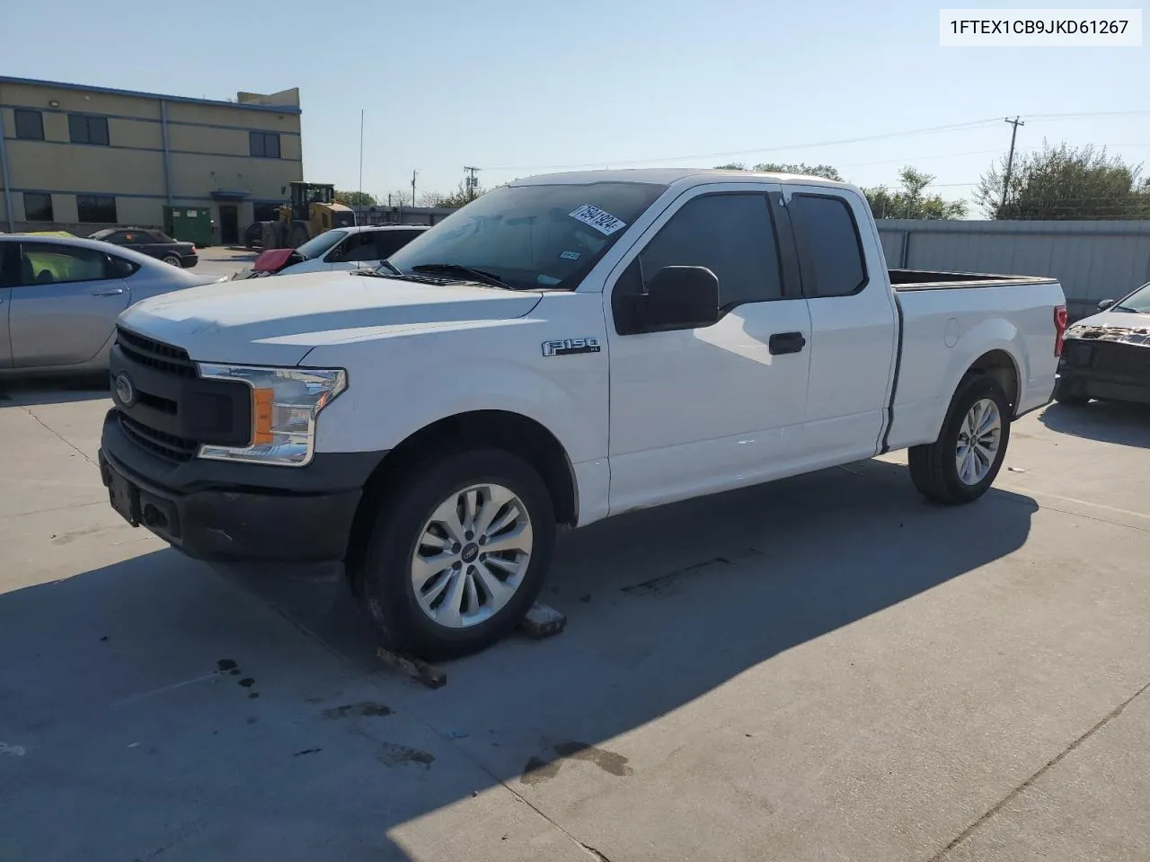 1FTEX1CB9JKD61267 2018 Ford F150 Super Cab