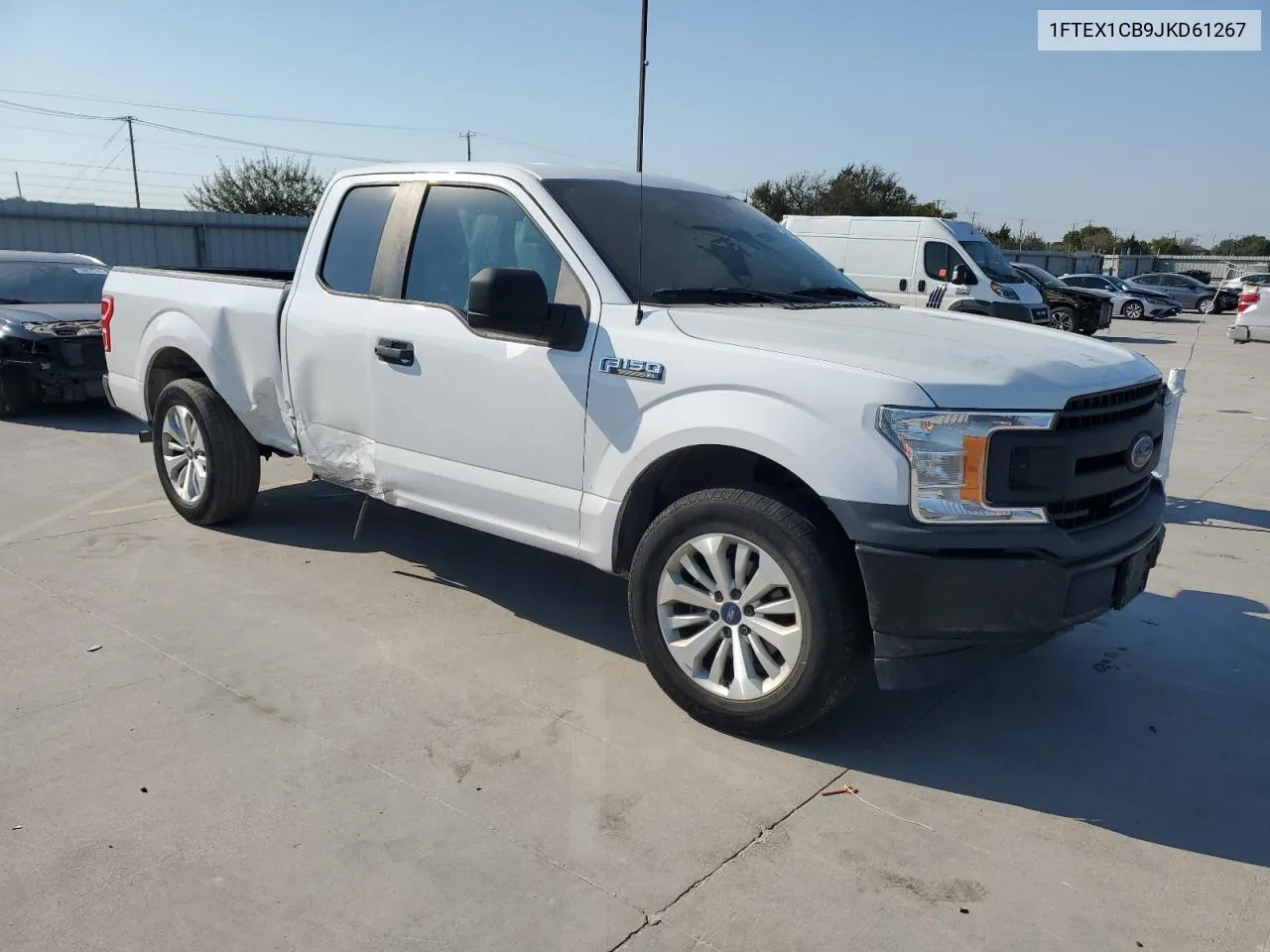 1FTEX1CB9JKD61267 2018 Ford F150 Super Cab