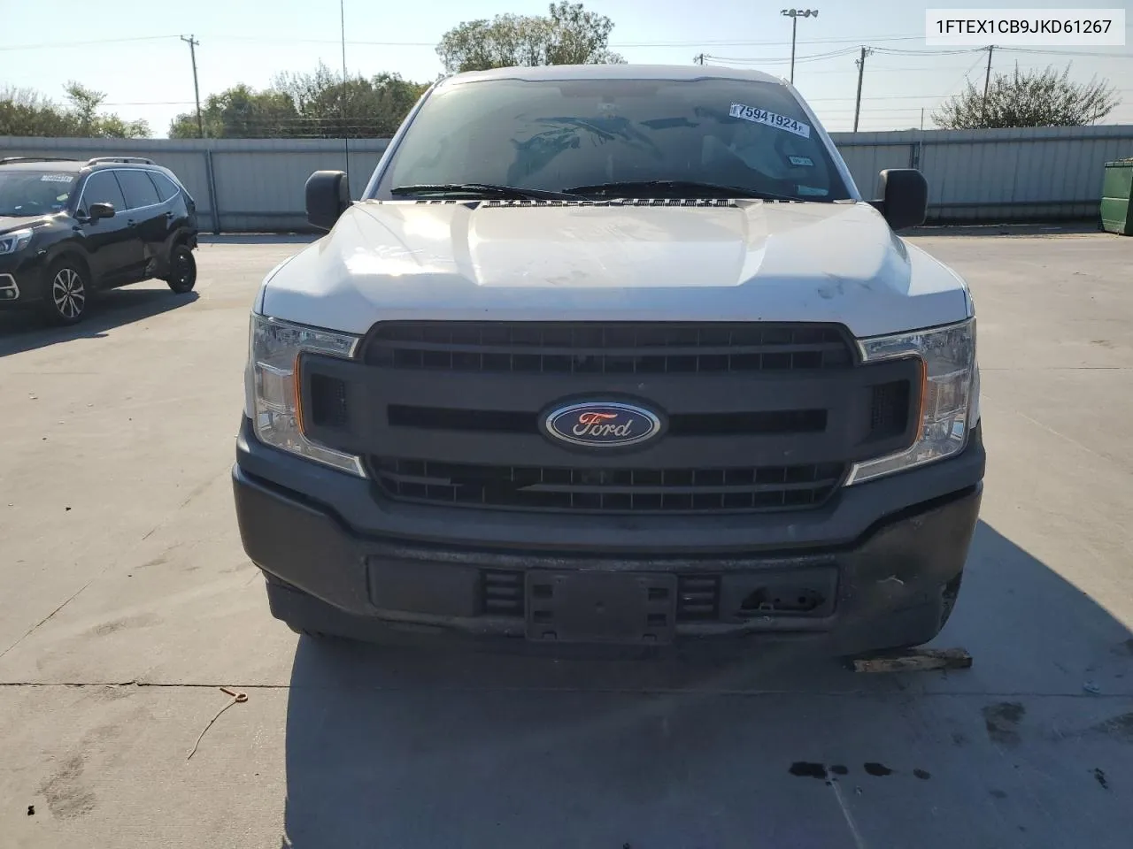 1FTEX1CB9JKD61267 2018 Ford F150 Super Cab