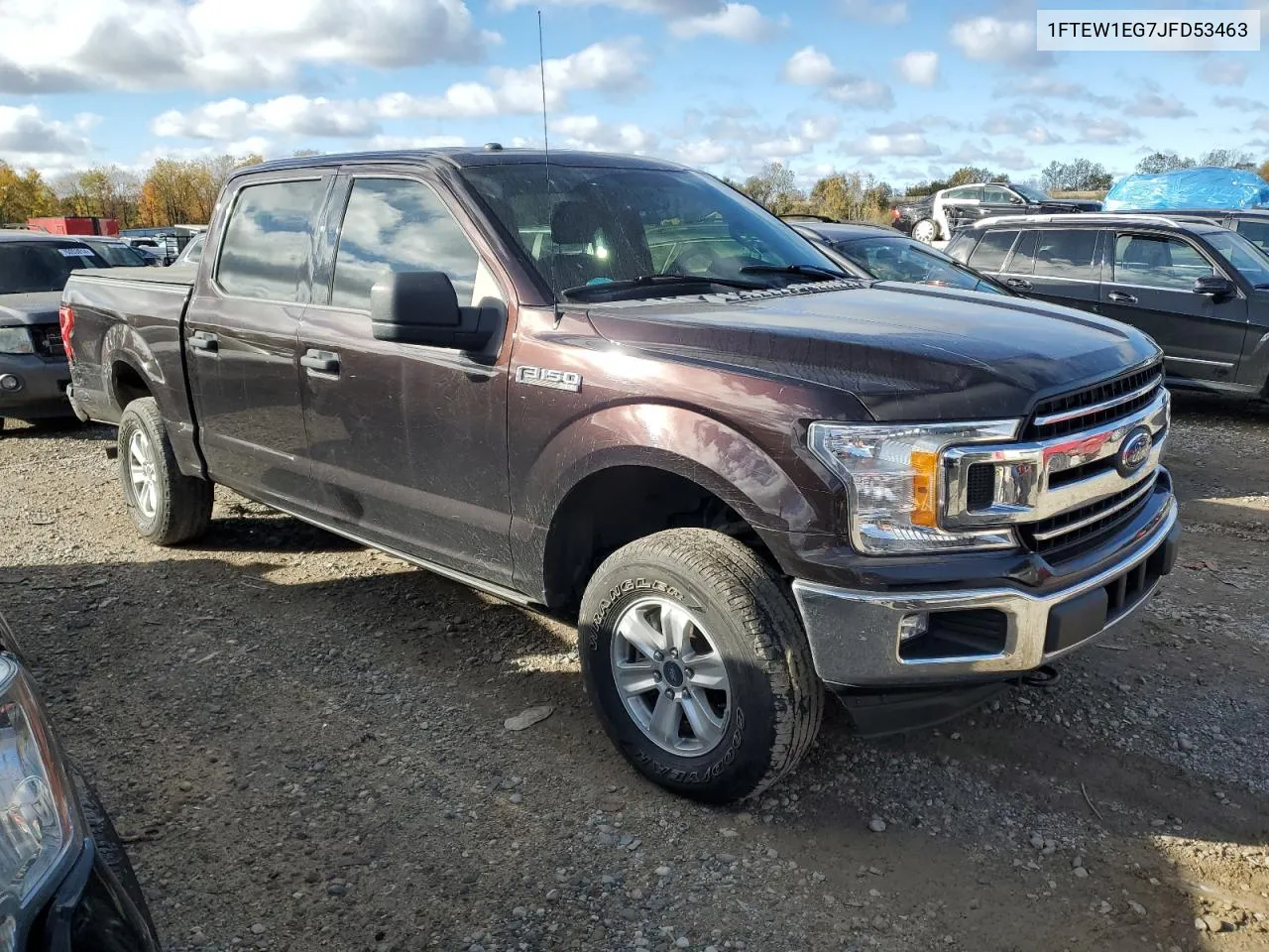 2018 Ford F150 Supercrew VIN: 1FTEW1EG7JFD53463 Lot: 76003744