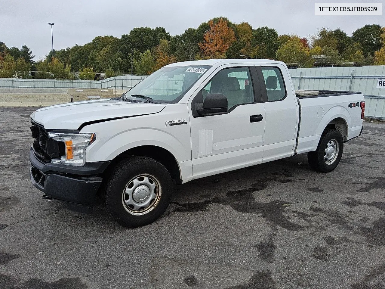 2018 Ford F150 Super Cab VIN: 1FTEX1EB5JFB05939 Lot: 76061684