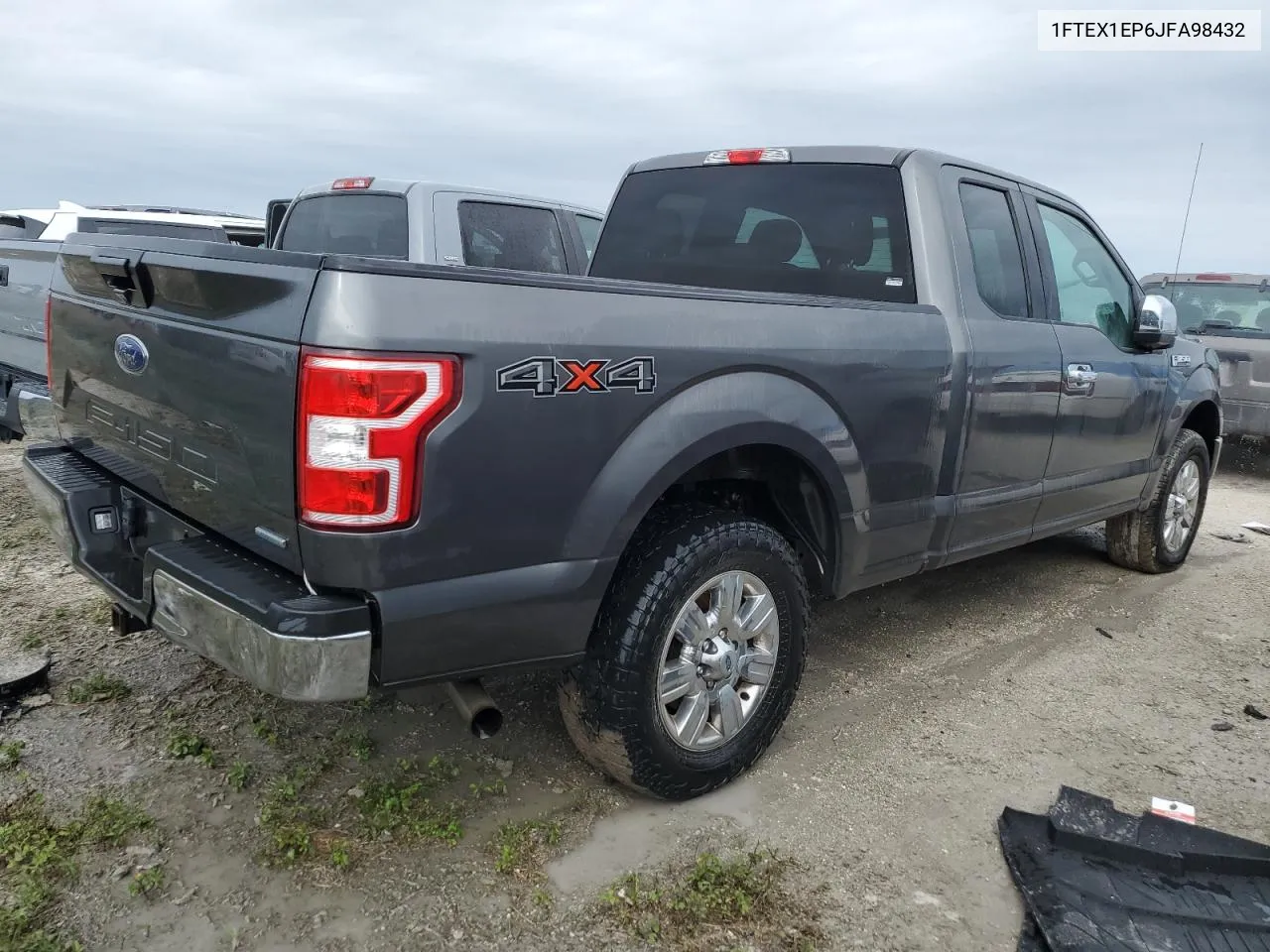 2018 Ford F150 Super Cab VIN: 1FTEX1EP6JFA98432 Lot: 76077574