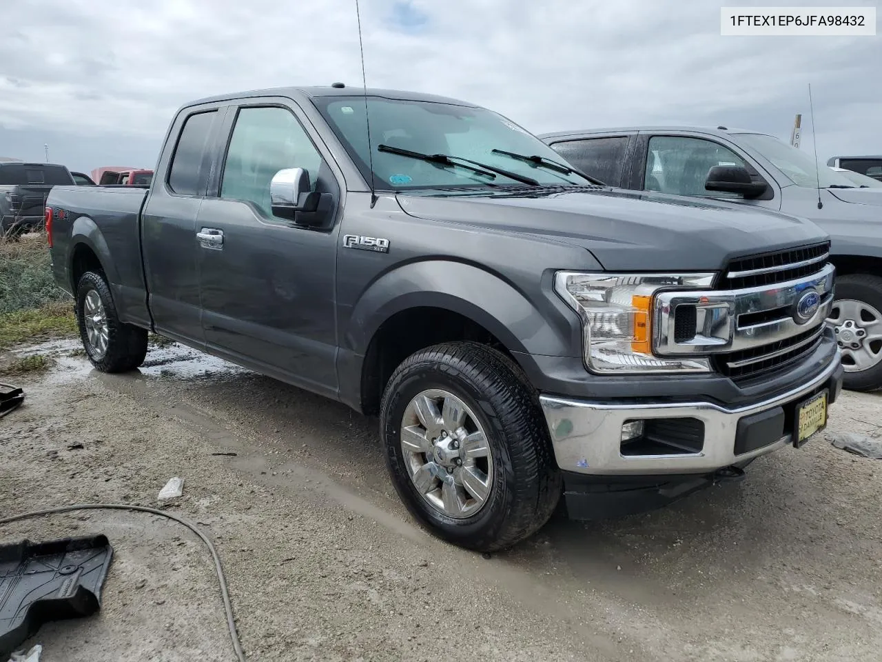 2018 Ford F150 Super Cab VIN: 1FTEX1EP6JFA98432 Lot: 76077574