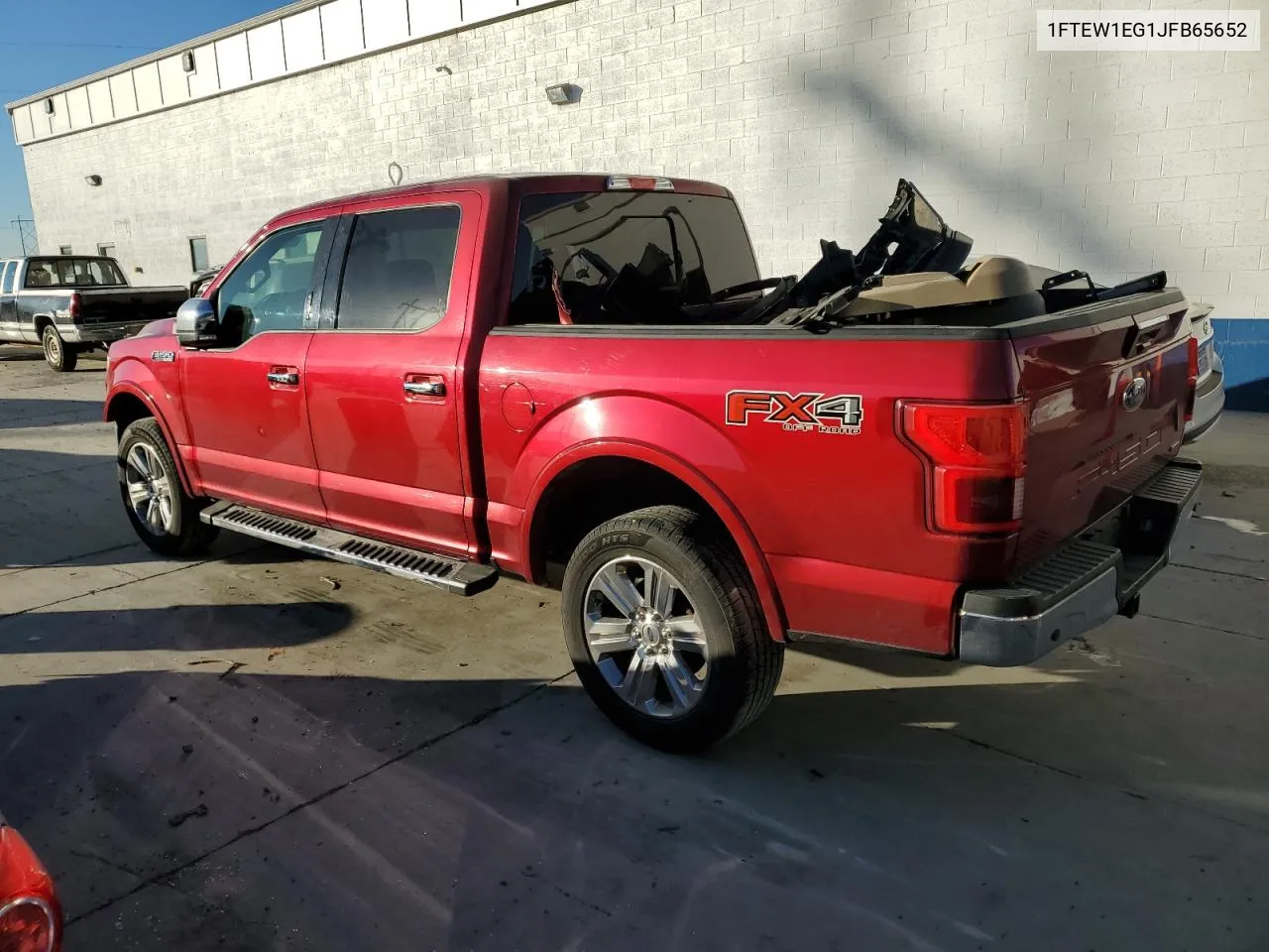 2018 Ford F150 Supercrew VIN: 1FTEW1EG1JFB65652 Lot: 76106614