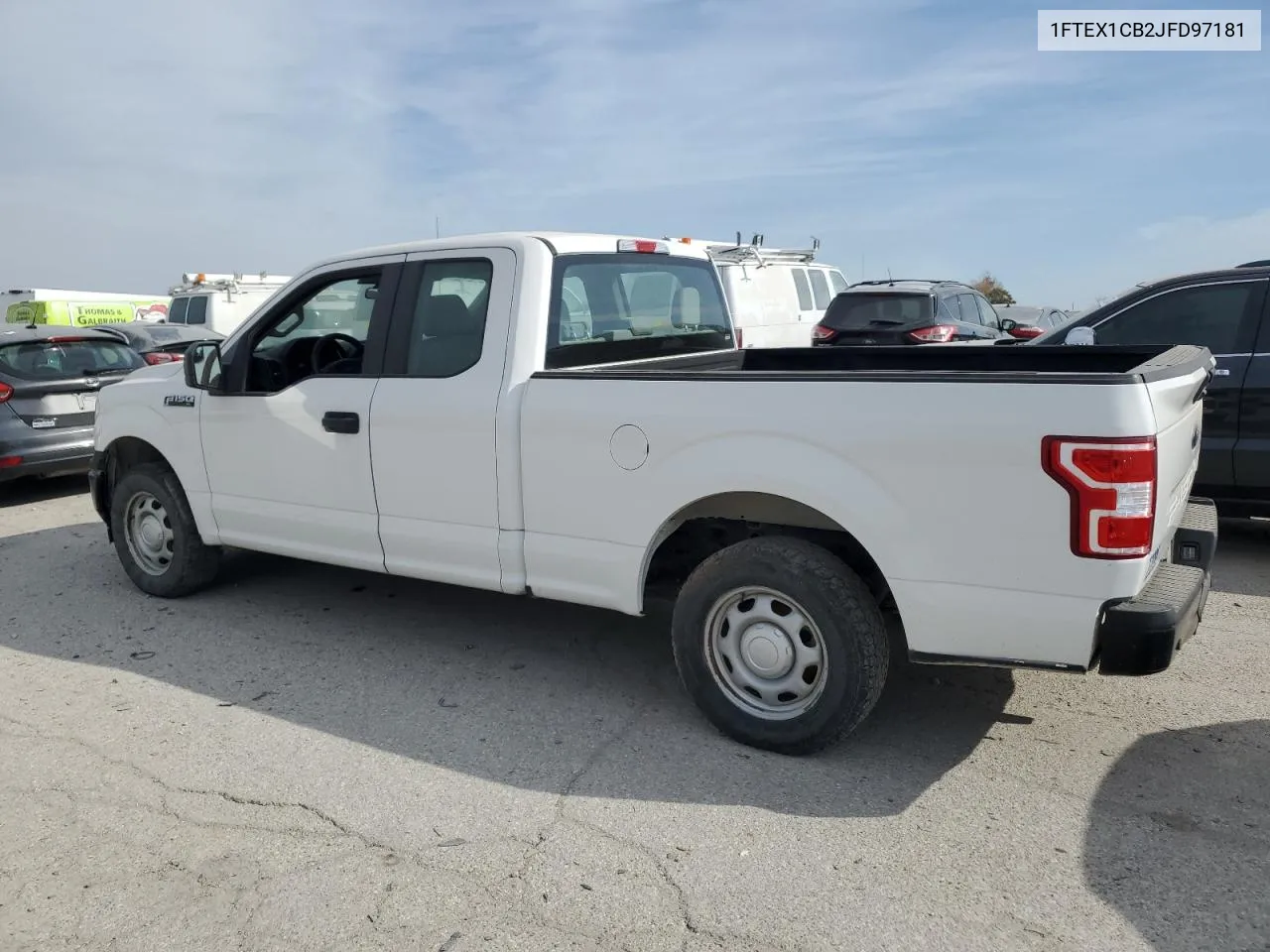 2018 Ford F150 Super Cab VIN: 1FTEX1CB2JFD97181 Lot: 76122124