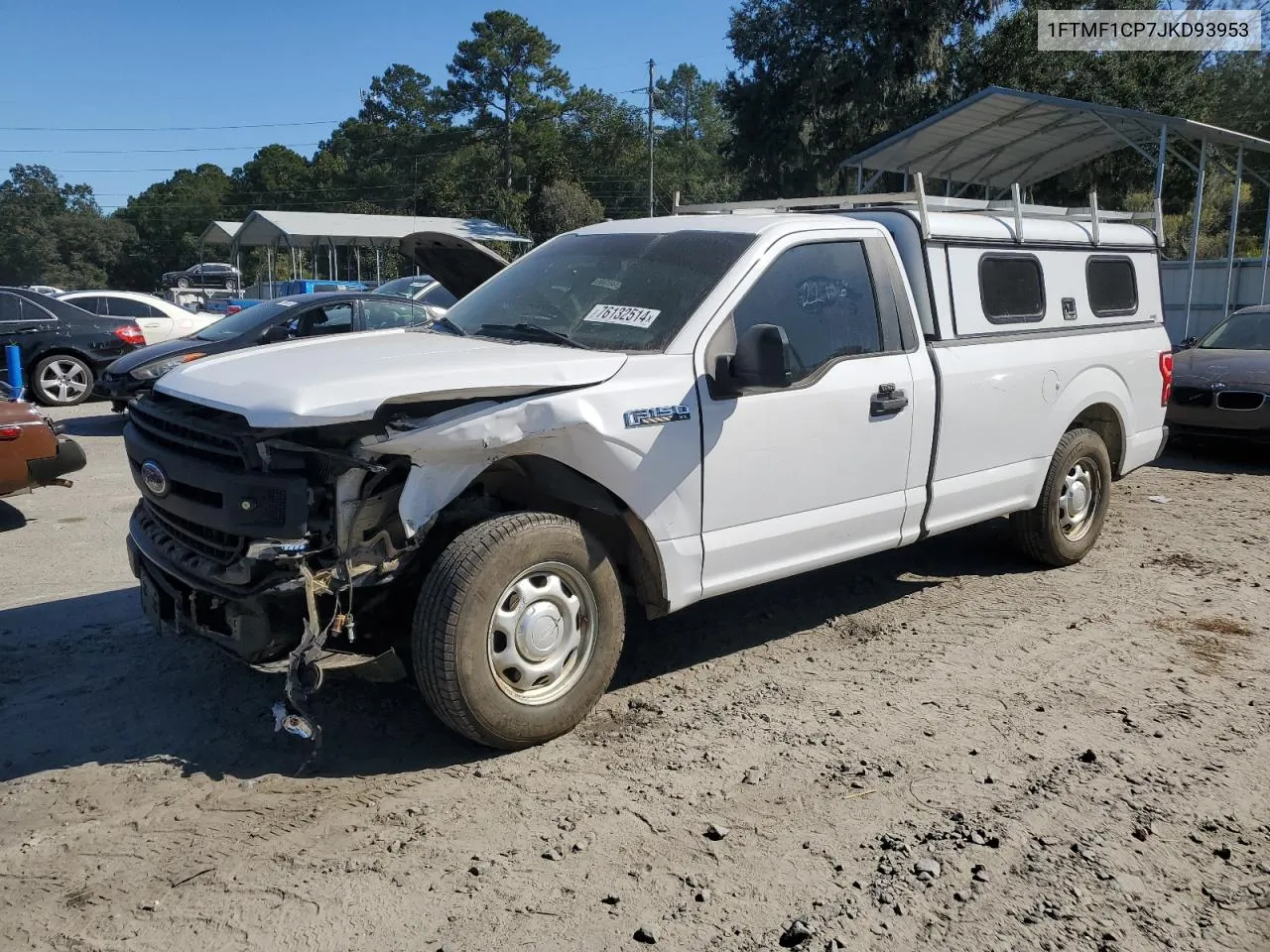 2018 Ford F150 VIN: 1FTMF1CP7JKD93953 Lot: 76132514