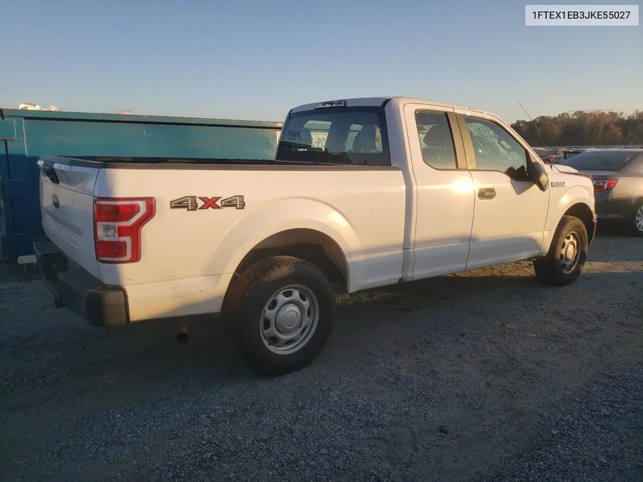 2018 Ford F150 Super Cab VIN: 1FTEX1EB3JKE55027 Lot: 76146884