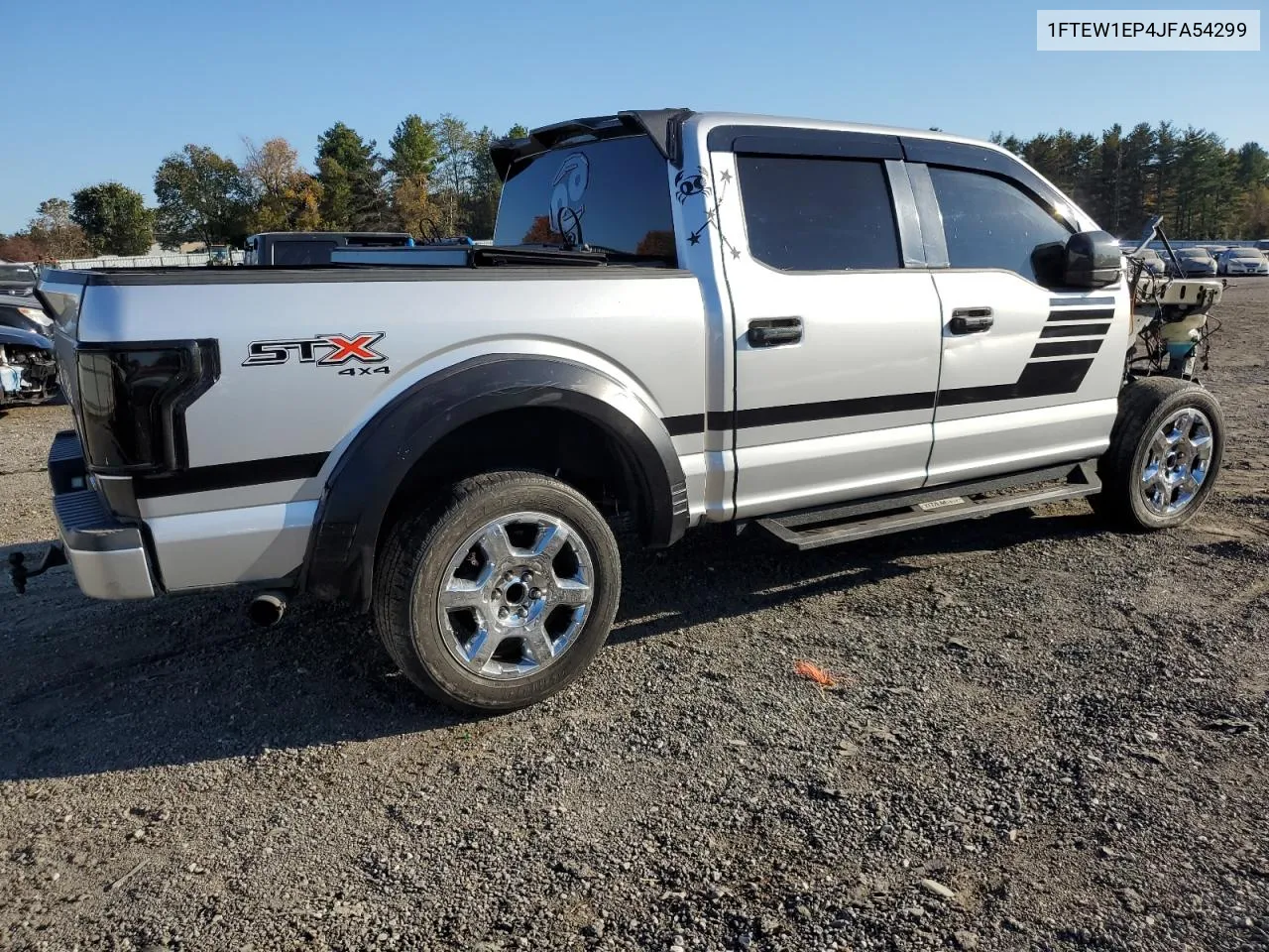 2018 Ford F150 Supercrew VIN: 1FTEW1EP4JFA54299 Lot: 76158814