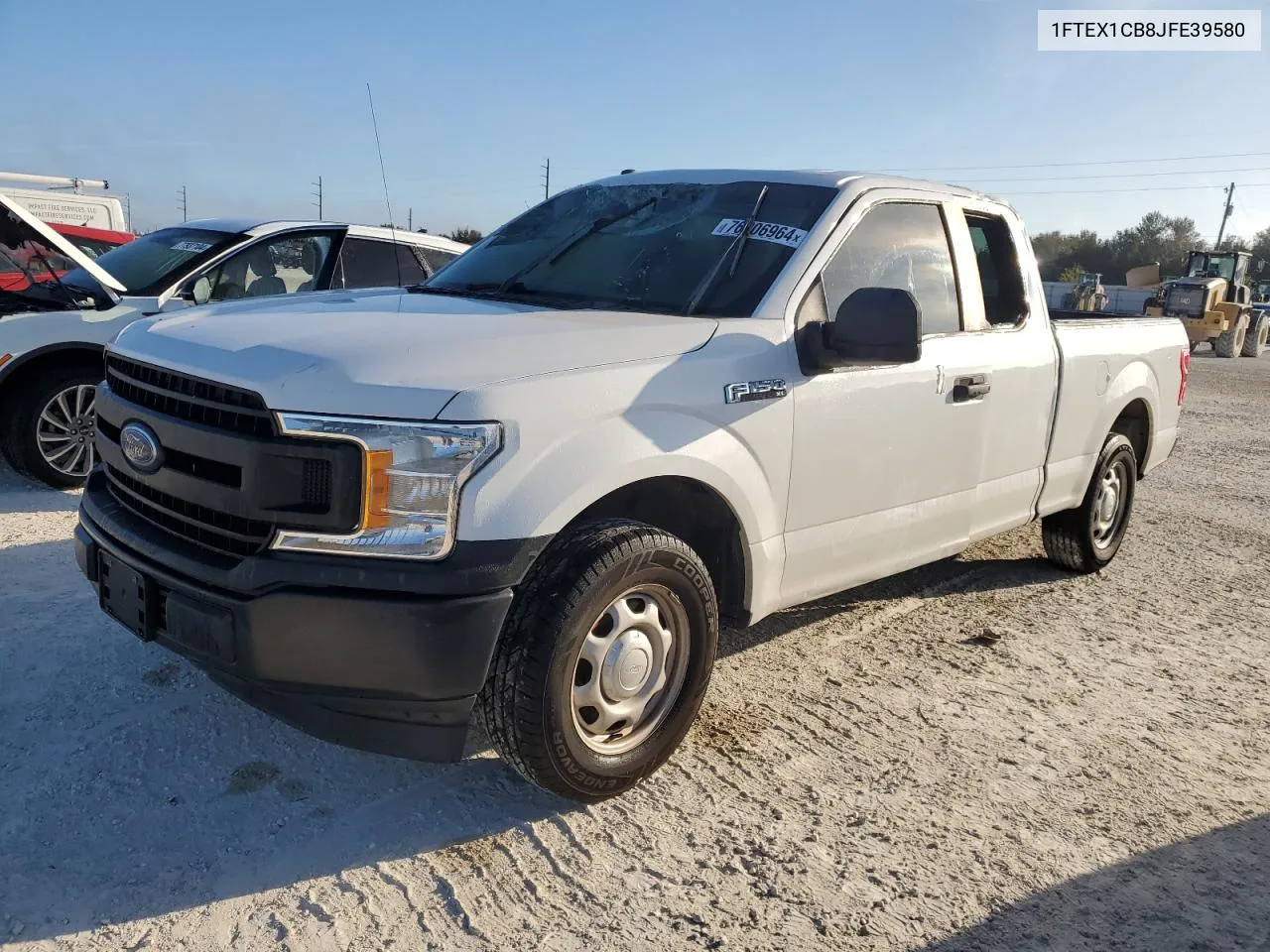 2018 Ford F150 Super Cab VIN: 1FTEX1CB8JFE39580 Lot: 76206964