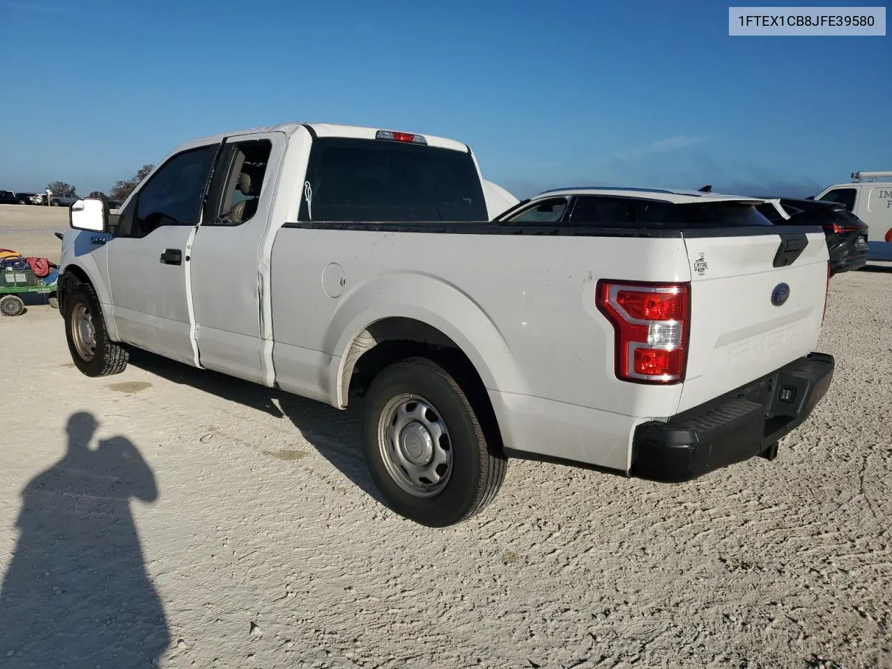 2018 Ford F150 Super Cab VIN: 1FTEX1CB8JFE39580 Lot: 76206964