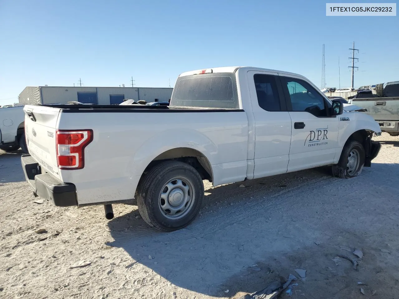 2018 Ford F150 Super Cab VIN: 1FTEX1CG5JKC29232 Lot: 76237534