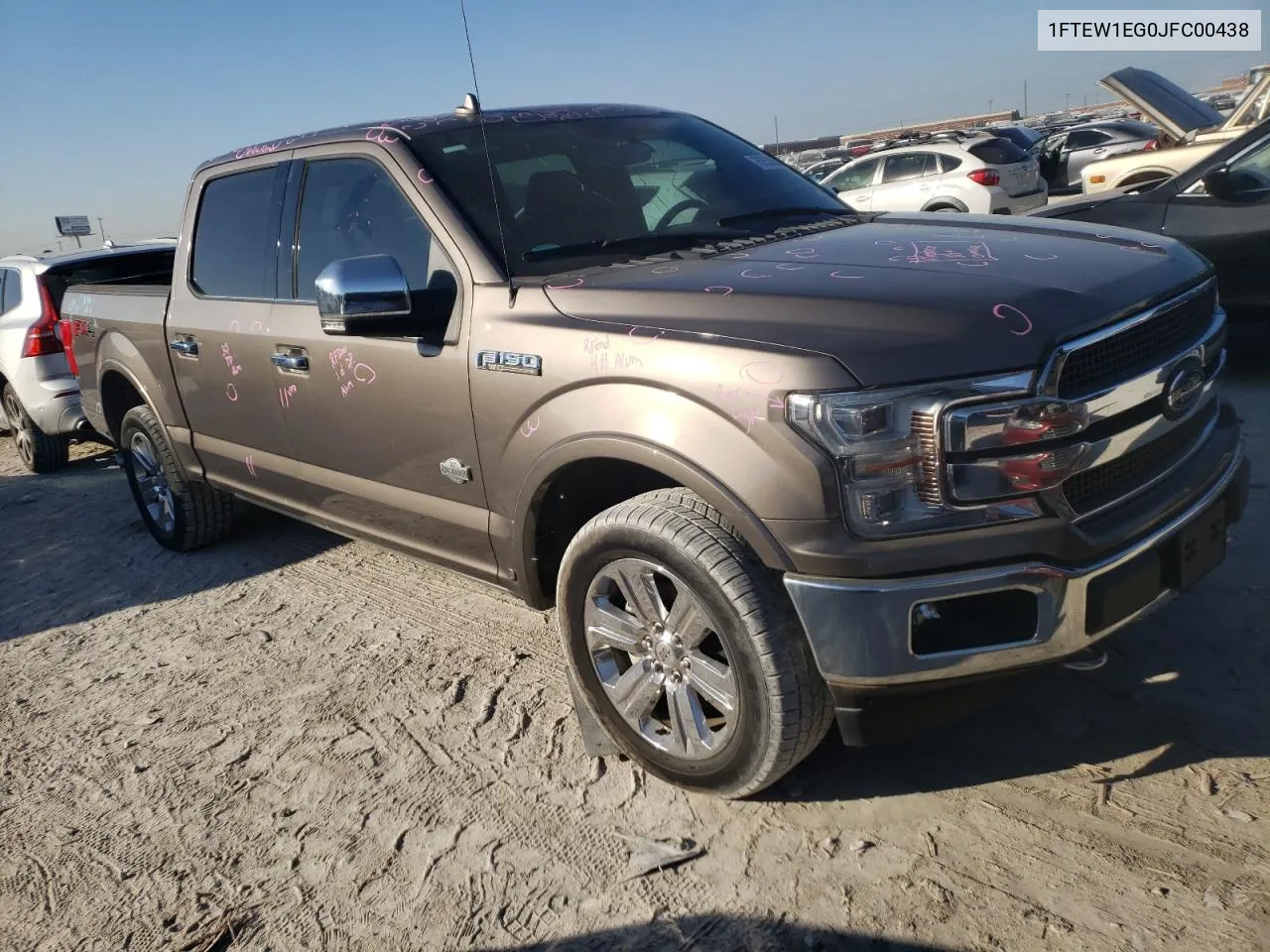 1FTEW1EG0JFC00438 2018 Ford F150 Supercrew