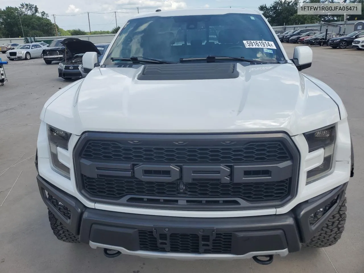 2018 Ford F150 Raptor VIN: 1FTFW1RG0JFA05471 Lot: 76297914