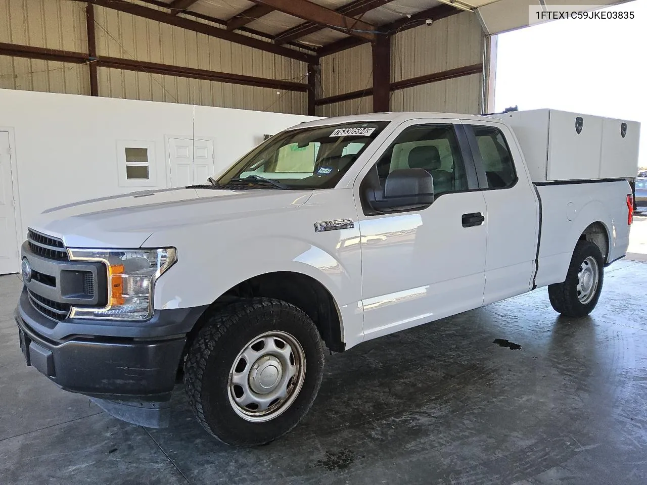 2018 Ford F150 Super Cab VIN: 1FTEX1C59JKE03835 Lot: 76330594