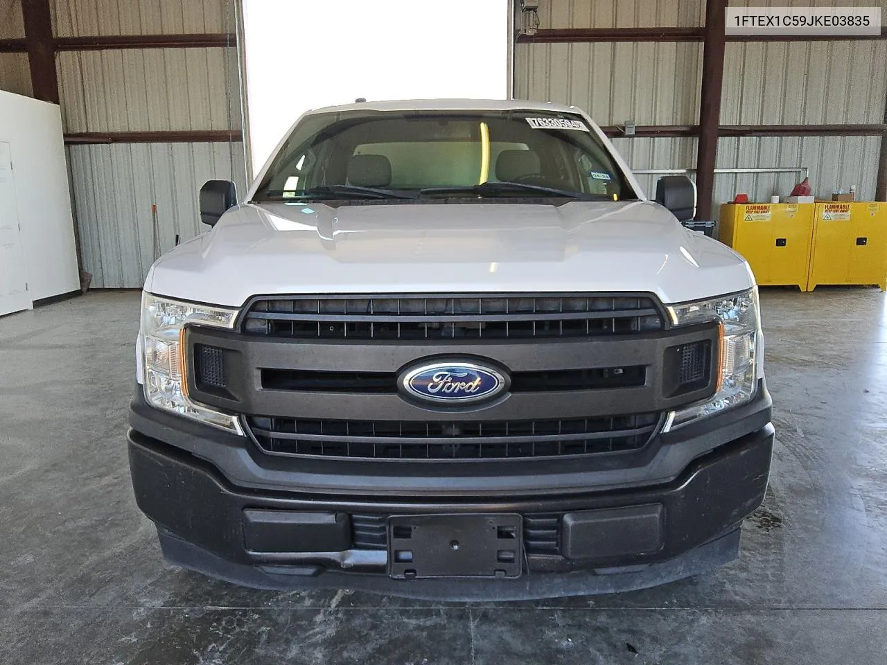 2018 Ford F150 Super Cab VIN: 1FTEX1C59JKE03835 Lot: 76330594