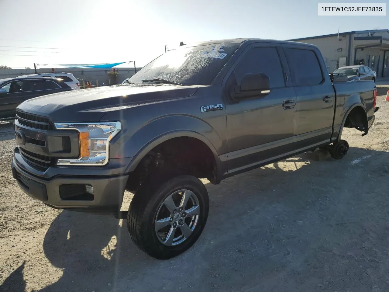 2018 Ford F150 Supercrew VIN: 1FTEW1C52JFE73835 Lot: 76413054