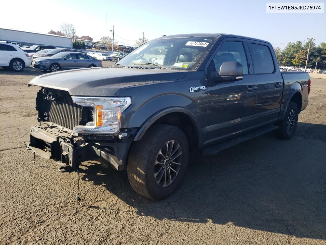 2018 Ford F150 Supercrew VIN: 1FTEW1EG5JKD76974 Lot: 76470854