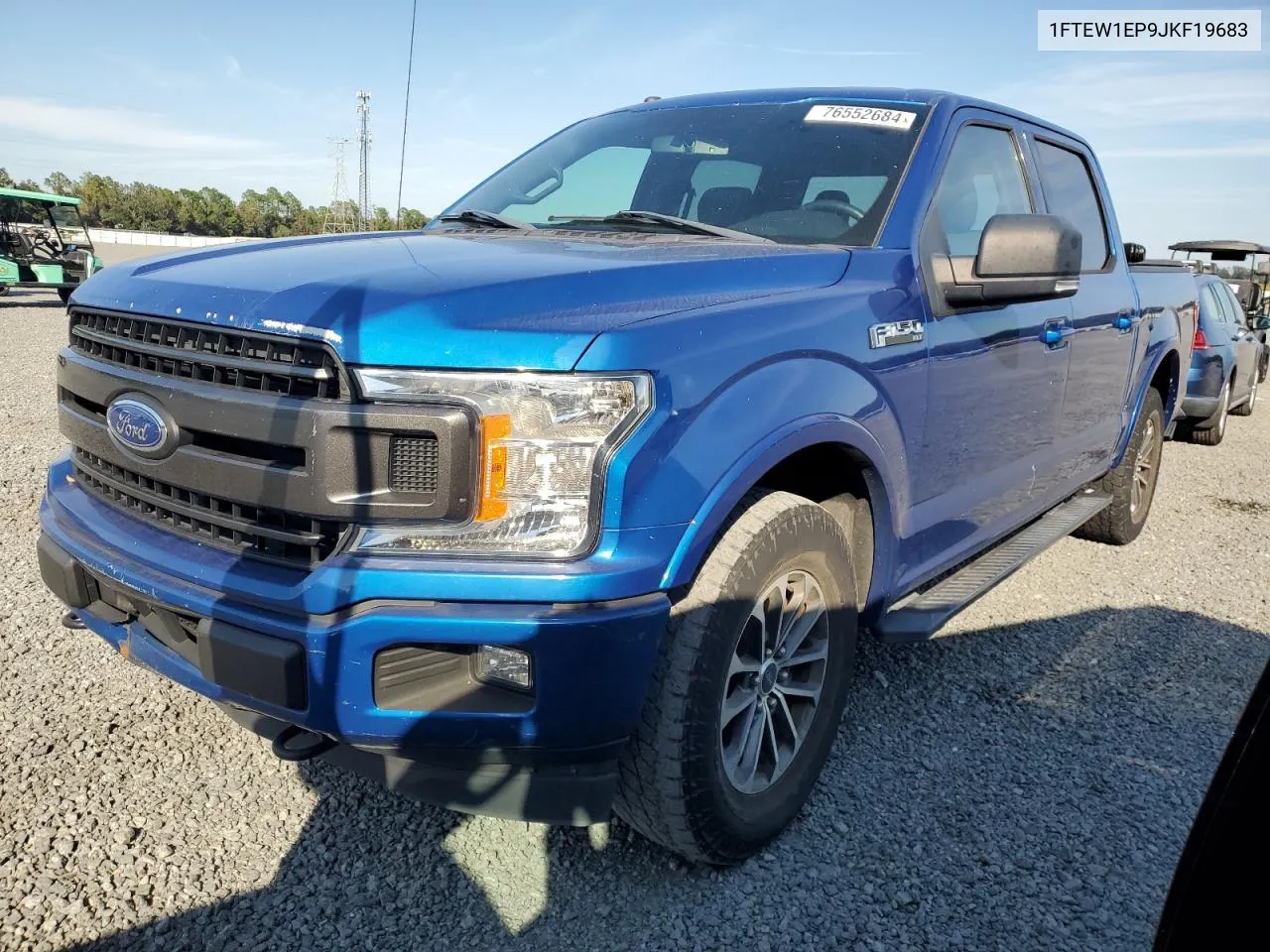 2018 Ford F150 Supercrew VIN: 1FTEW1EP9JKF19683 Lot: 76552684