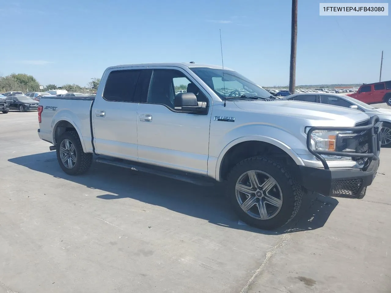 2018 Ford F150 Supercrew VIN: 1FTEW1EP4JFB43080 Lot: 76580714