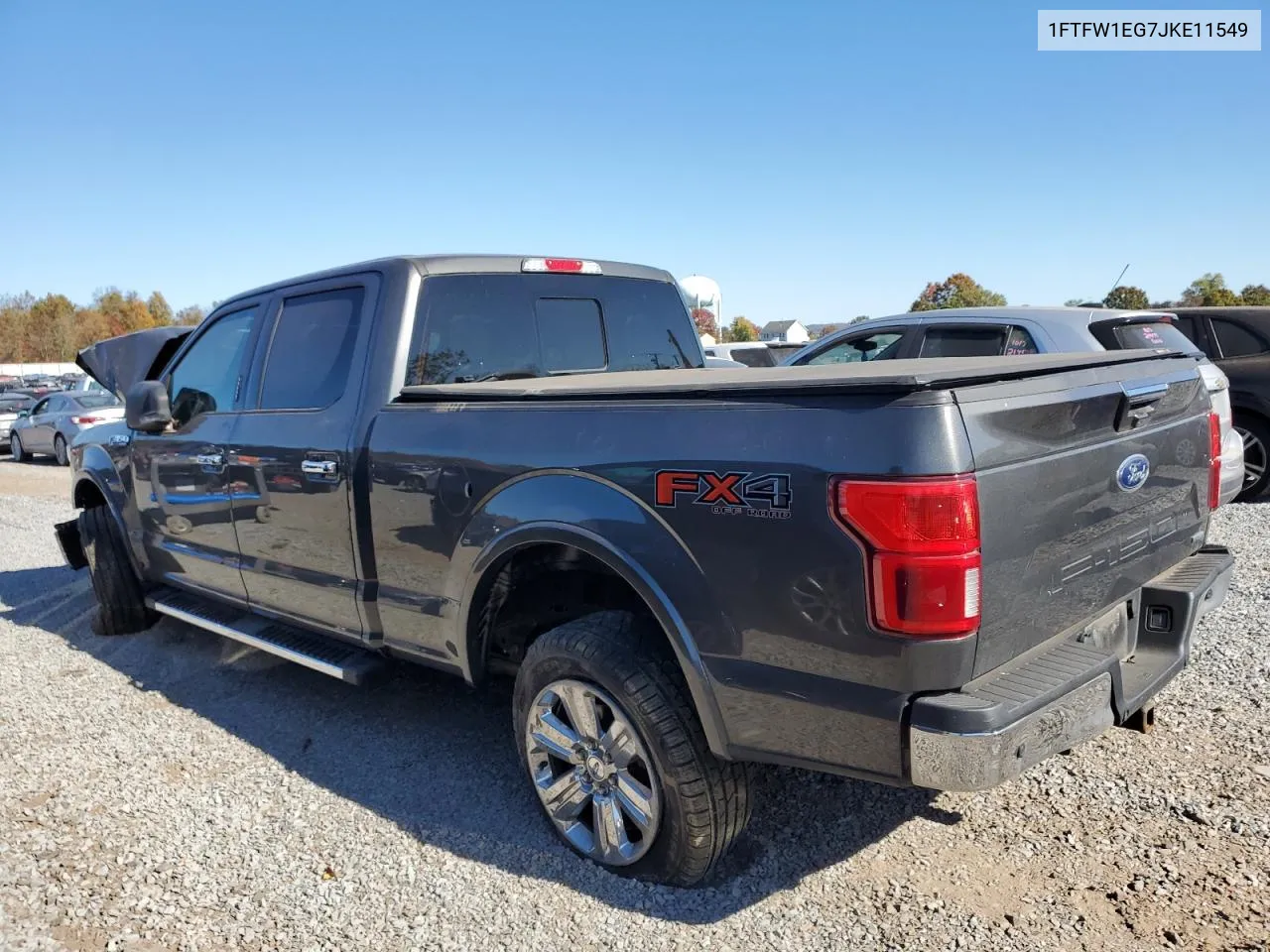 2018 Ford F150 Supercrew VIN: 1FTFW1EG7JKE11549 Lot: 76593194