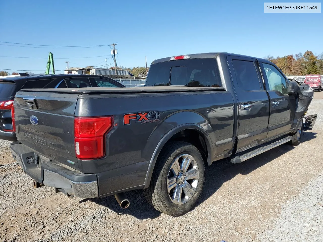 2018 Ford F150 Supercrew VIN: 1FTFW1EG7JKE11549 Lot: 76593194