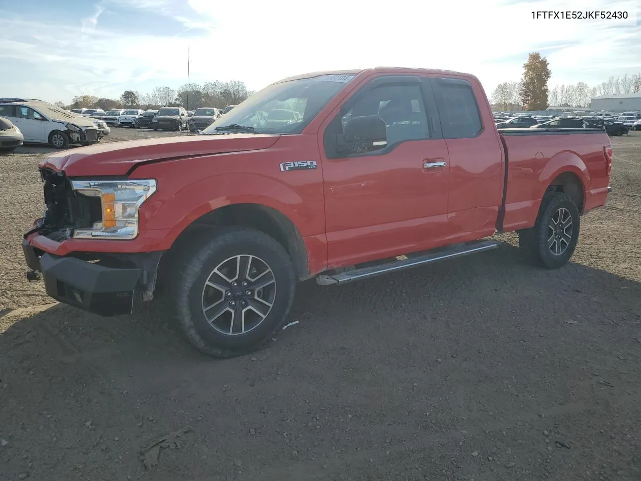 2018 Ford F150 Super Cab VIN: 1FTFX1E52JKF52430 Lot: 76681104