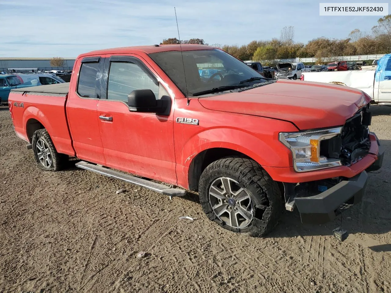 2018 Ford F150 Super Cab VIN: 1FTFX1E52JKF52430 Lot: 76681104