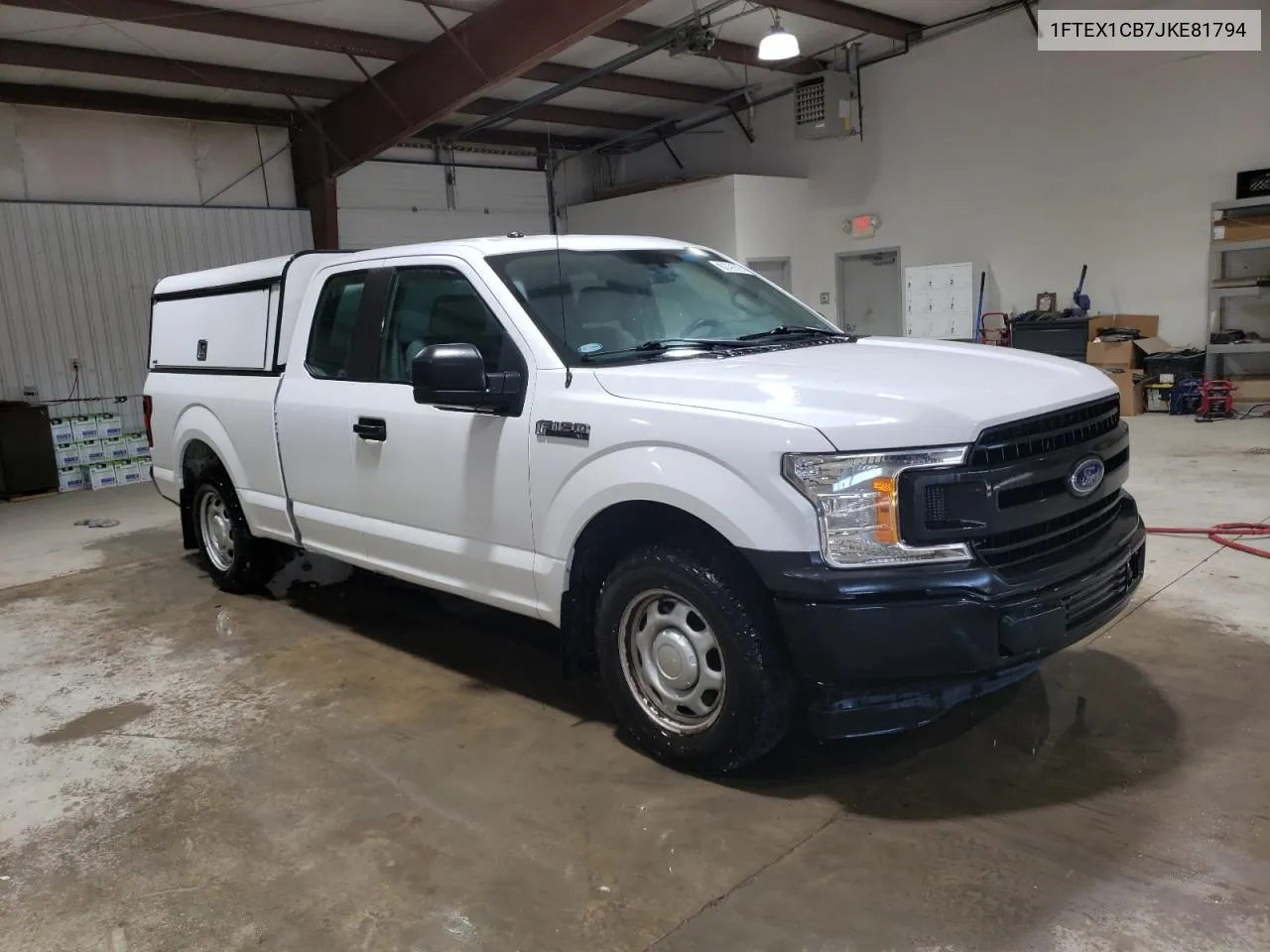 2018 Ford F150 Super Cab VIN: 1FTEX1CB7JKE81794 Lot: 76695894