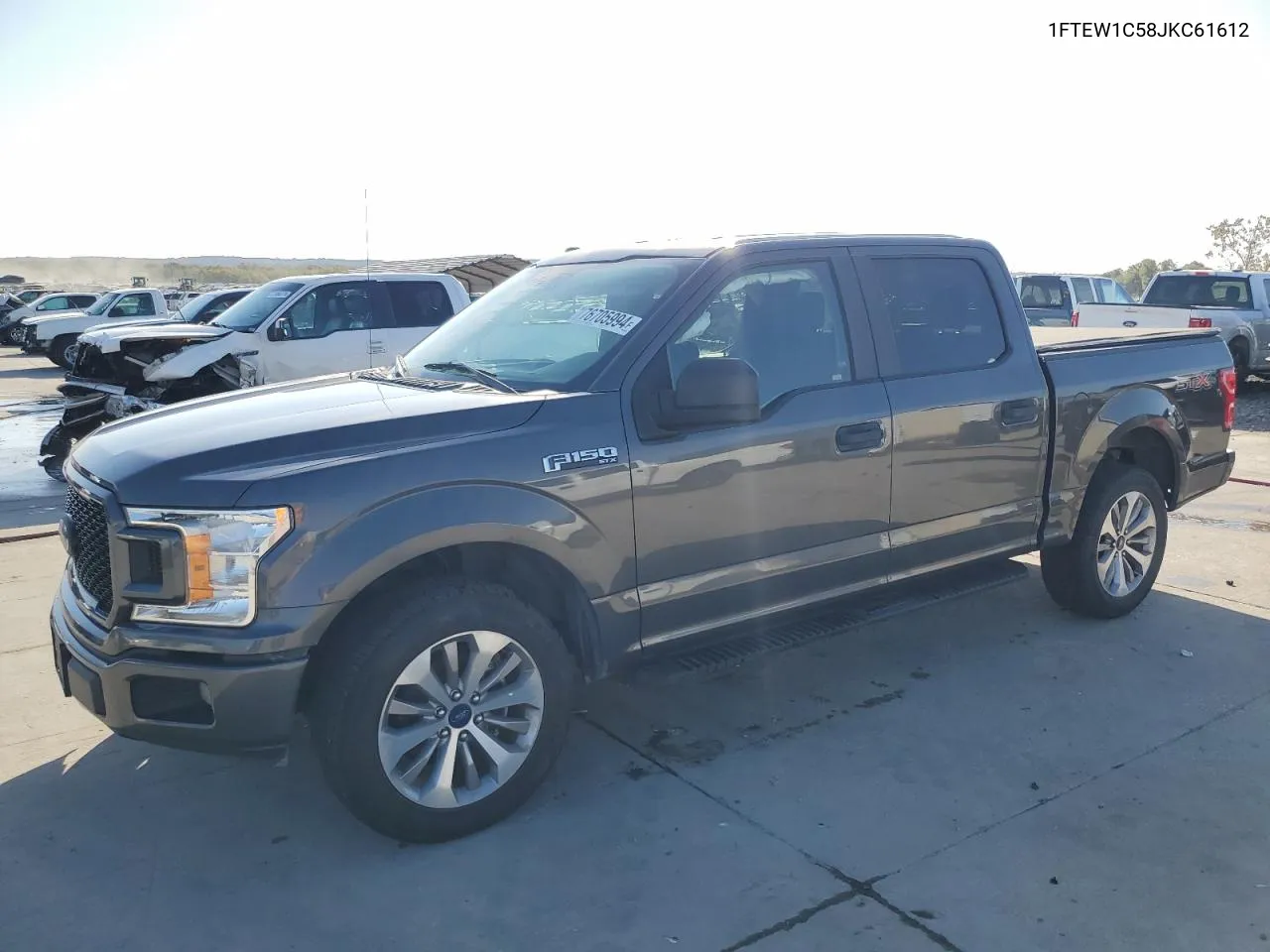 2018 Ford F150 Supercrew VIN: 1FTEW1C58JKC61612 Lot: 76705994