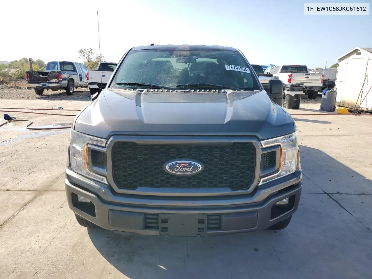 2018 Ford F150 Supercrew VIN: 1FTEW1C58JKC61612 Lot: 76705994