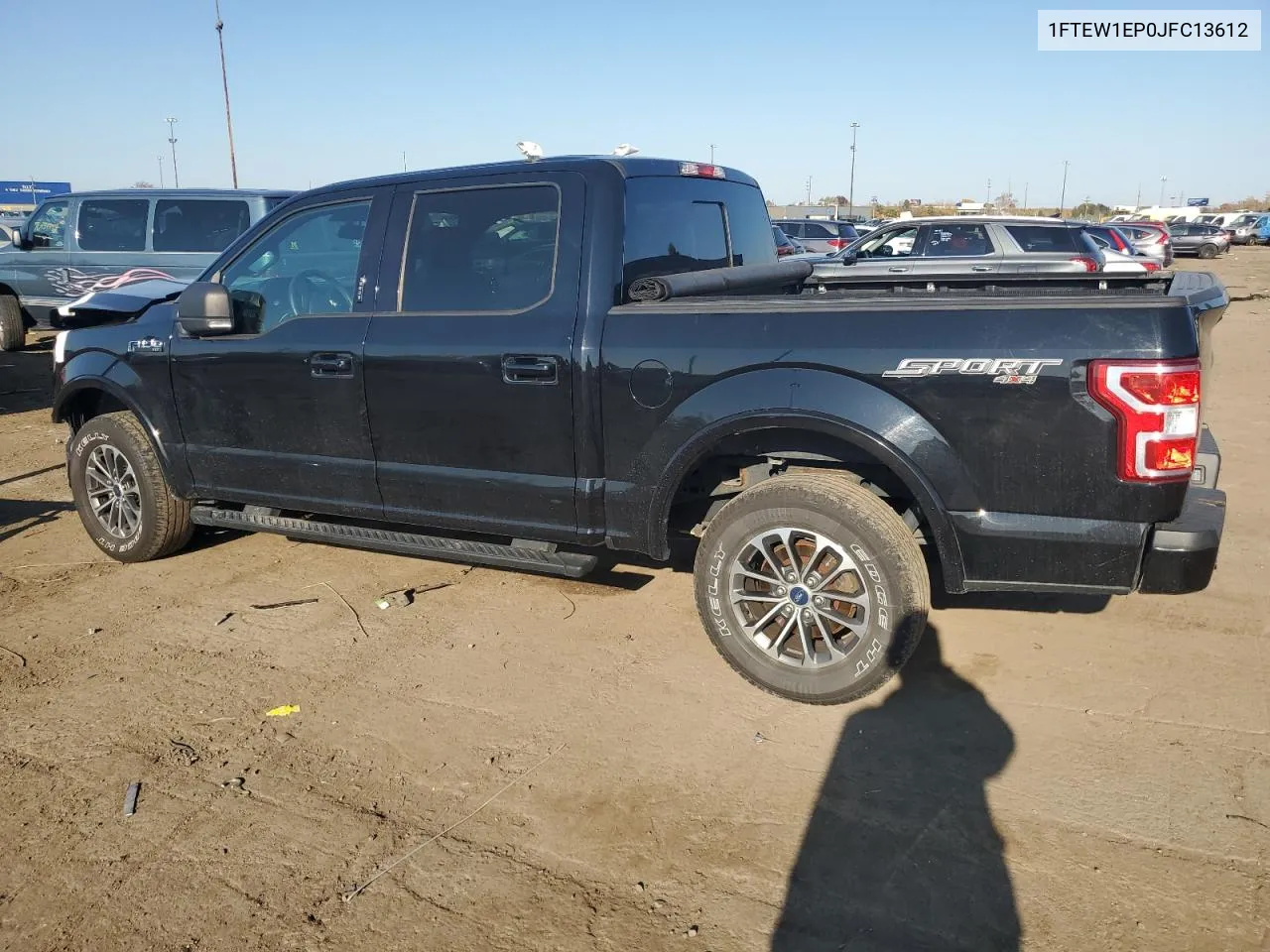 2018 Ford F150 Supercrew VIN: 1FTEW1EP0JFC13612 Lot: 76722194