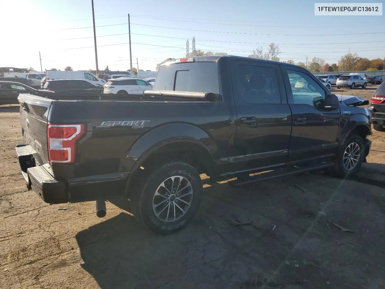 2018 Ford F150 Supercrew VIN: 1FTEW1EP0JFC13612 Lot: 76722194