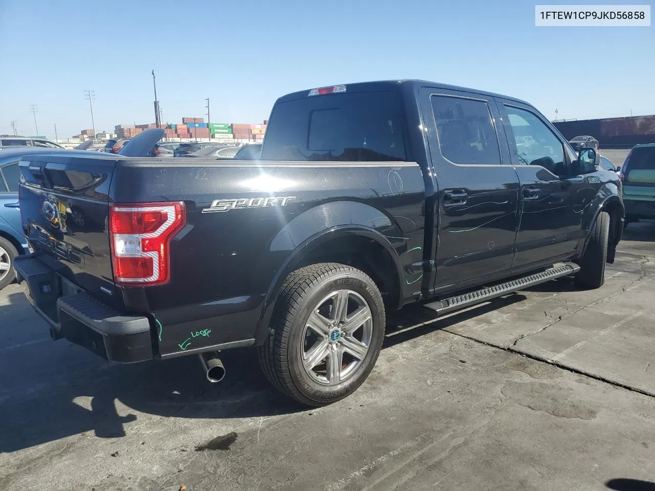 2018 Ford F150 Supercrew VIN: 1FTEW1CP9JKD56858 Lot: 76730784