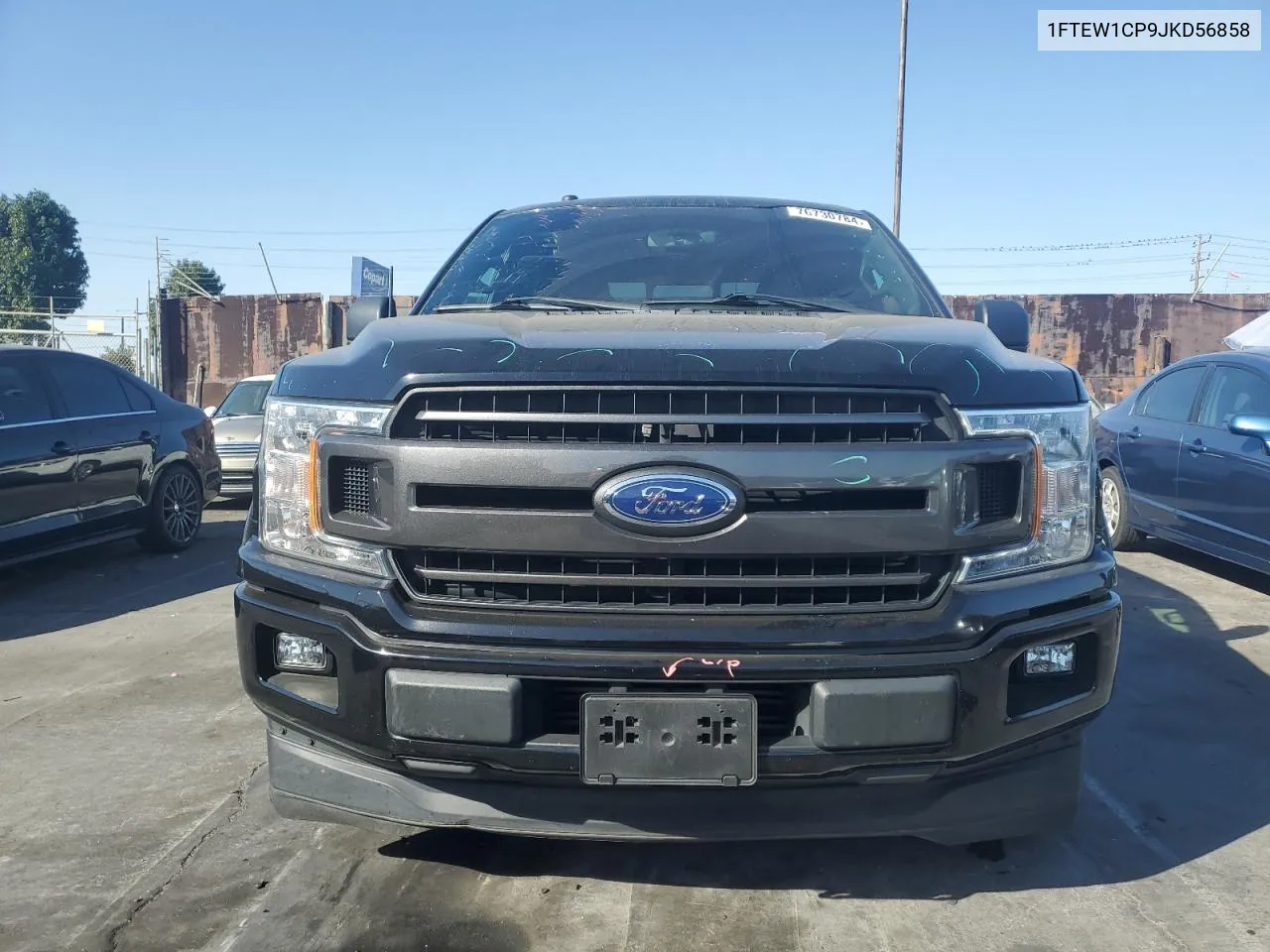 2018 Ford F150 Supercrew VIN: 1FTEW1CP9JKD56858 Lot: 76730784