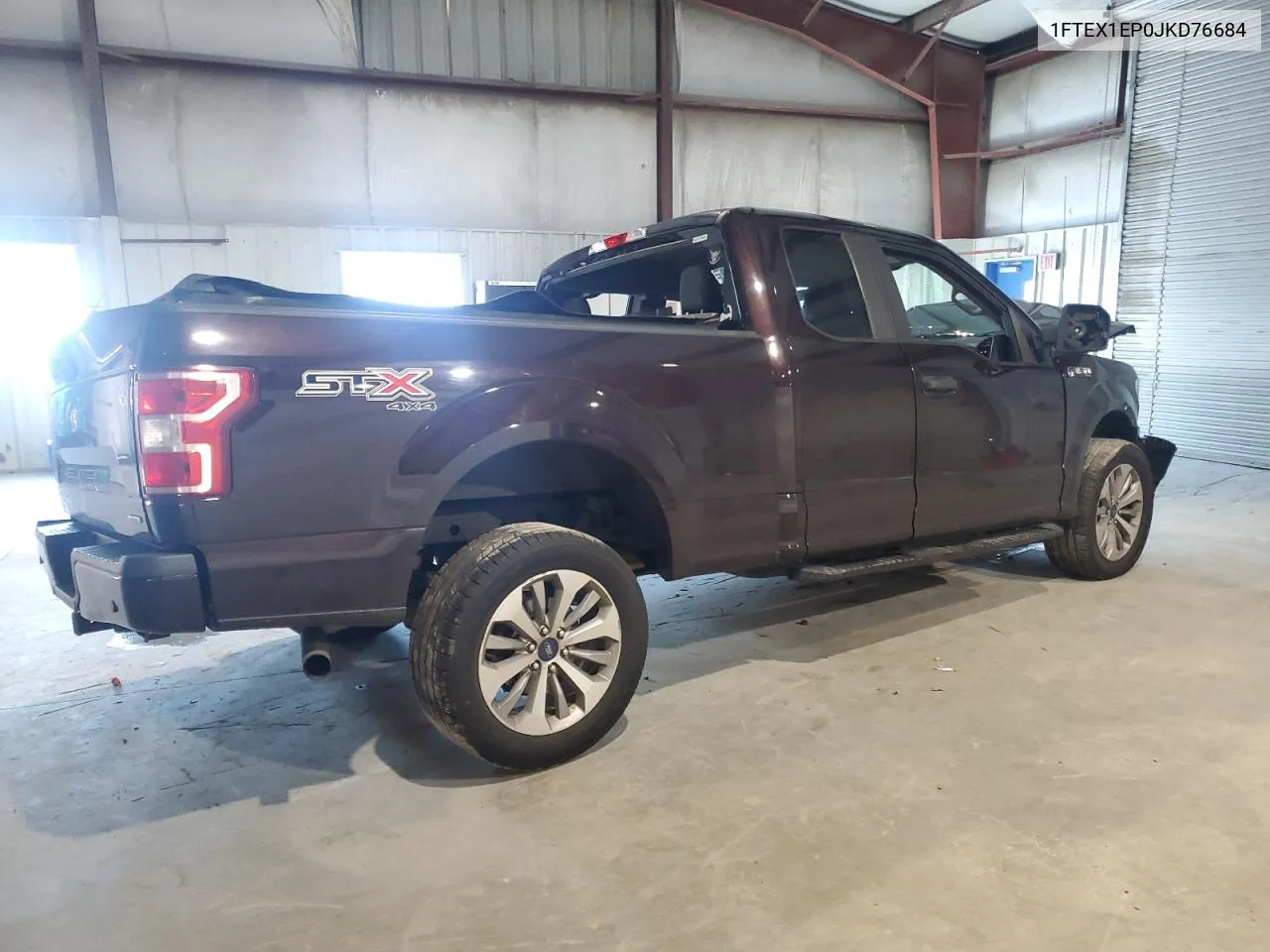 2018 Ford F150 Super Cab VIN: 1FTEX1EP0JKD76684 Lot: 76747284