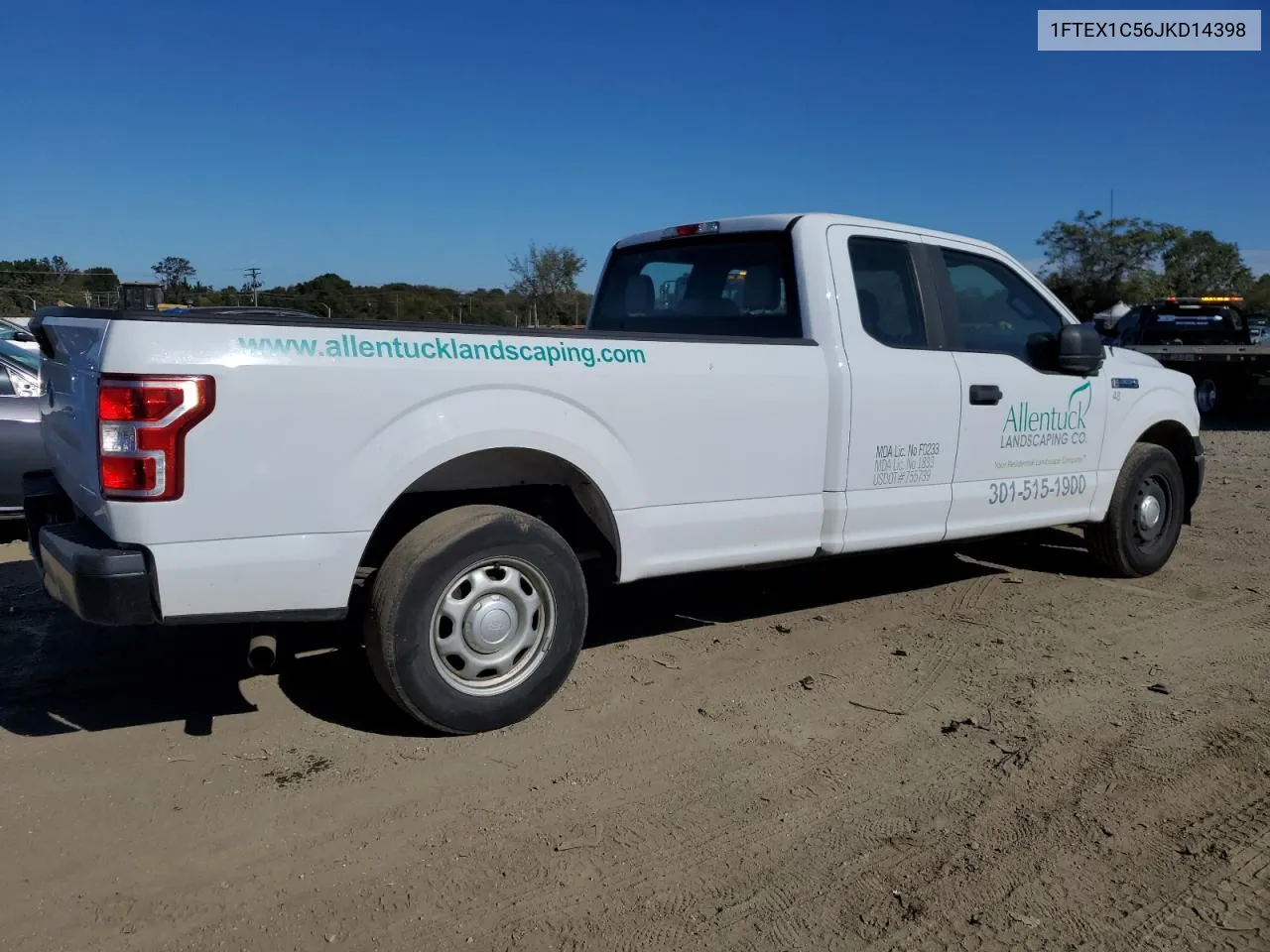 2018 Ford F150 Super Cab VIN: 1FTEX1C56JKD14398 Lot: 76757004