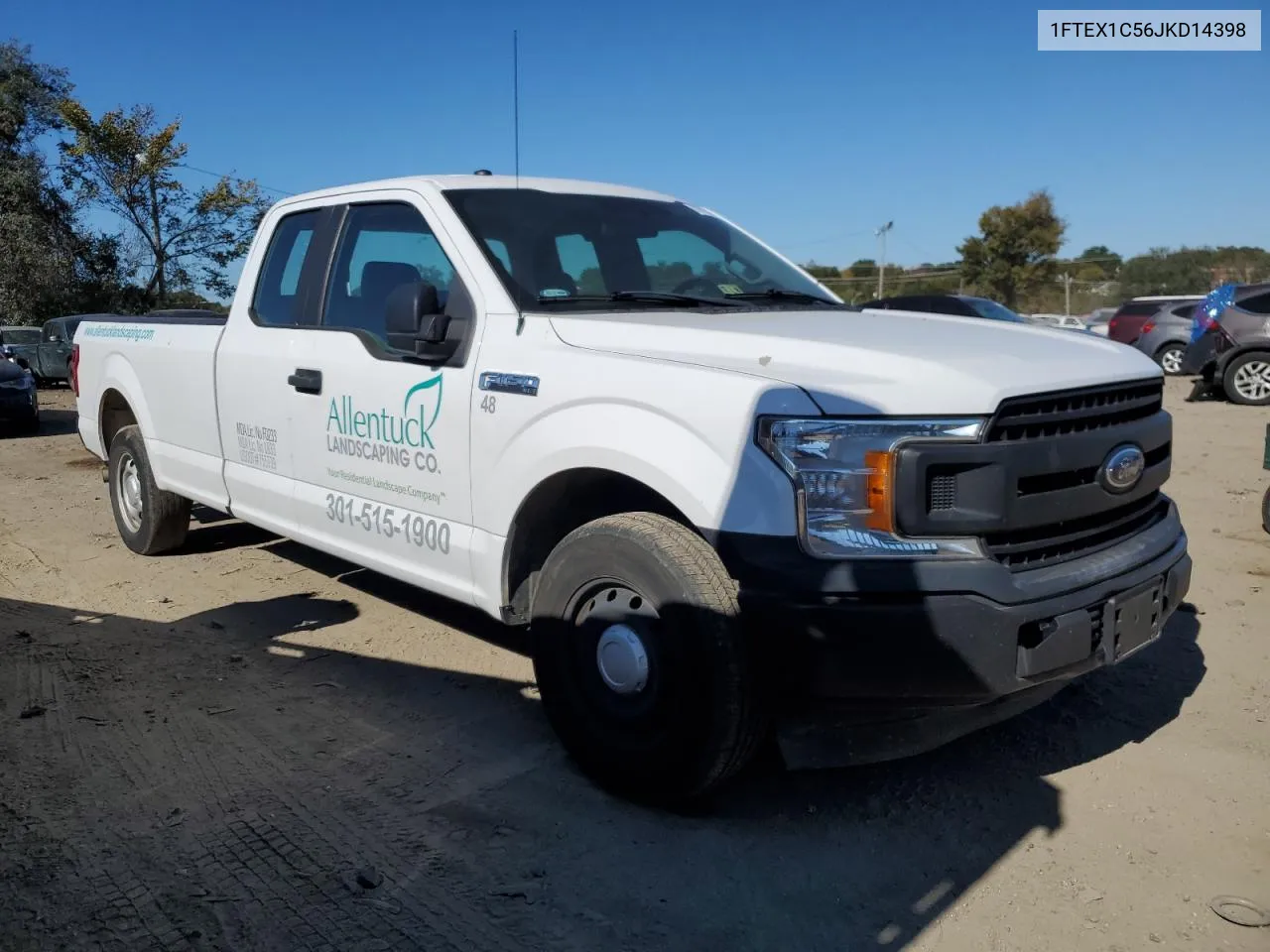 2018 Ford F150 Super Cab VIN: 1FTEX1C56JKD14398 Lot: 76757004