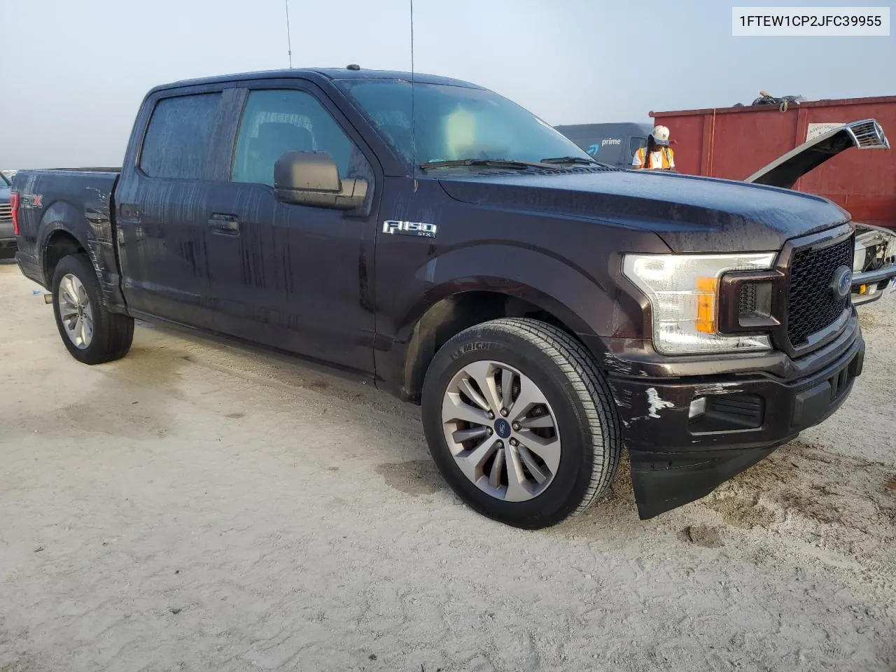 2018 Ford F150 Supercrew VIN: 1FTEW1CP2JFC39955 Lot: 76807594