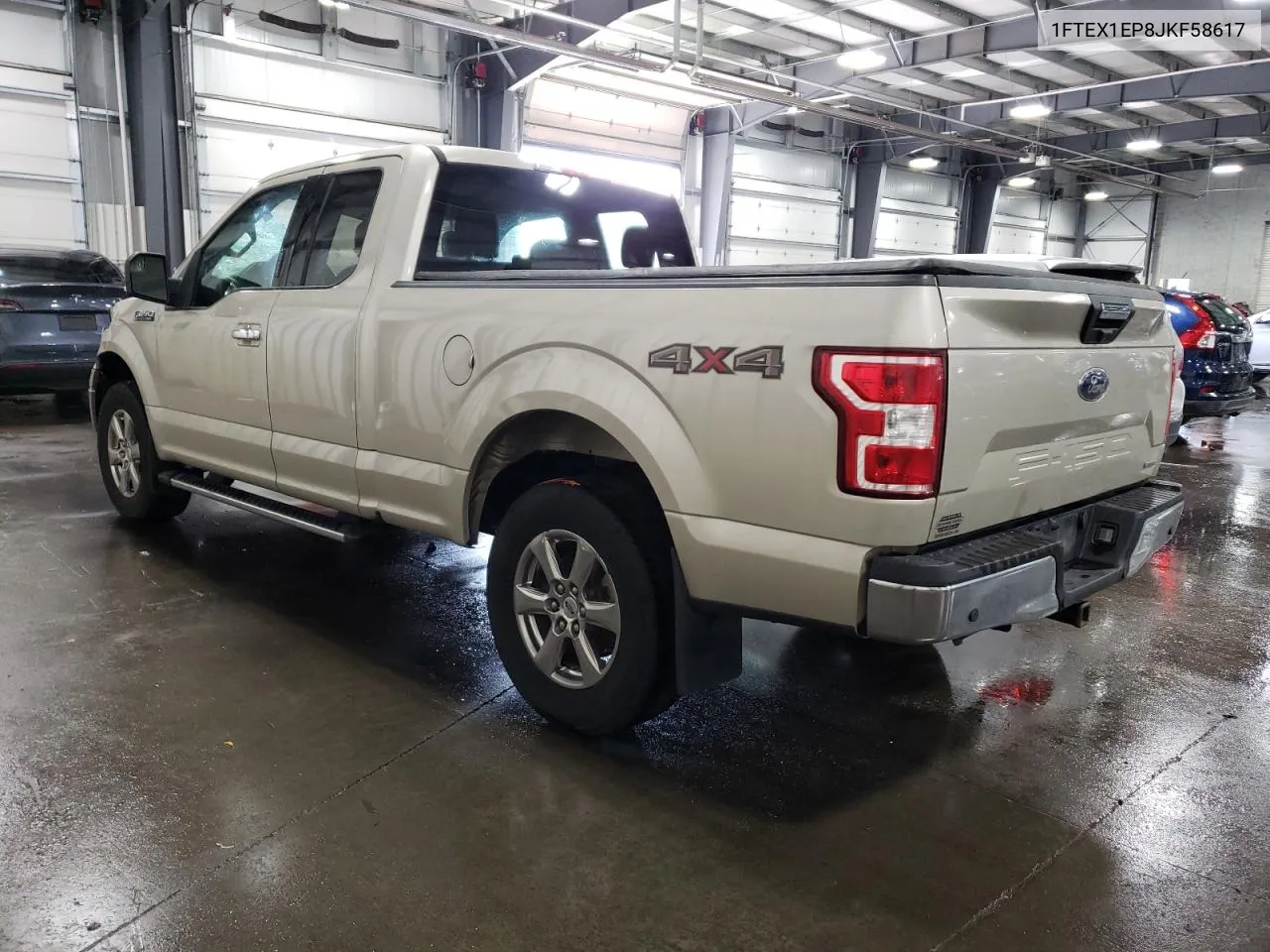 2018 Ford F150 Super Cab VIN: 1FTEX1EP8JKF58617 Lot: 76839514