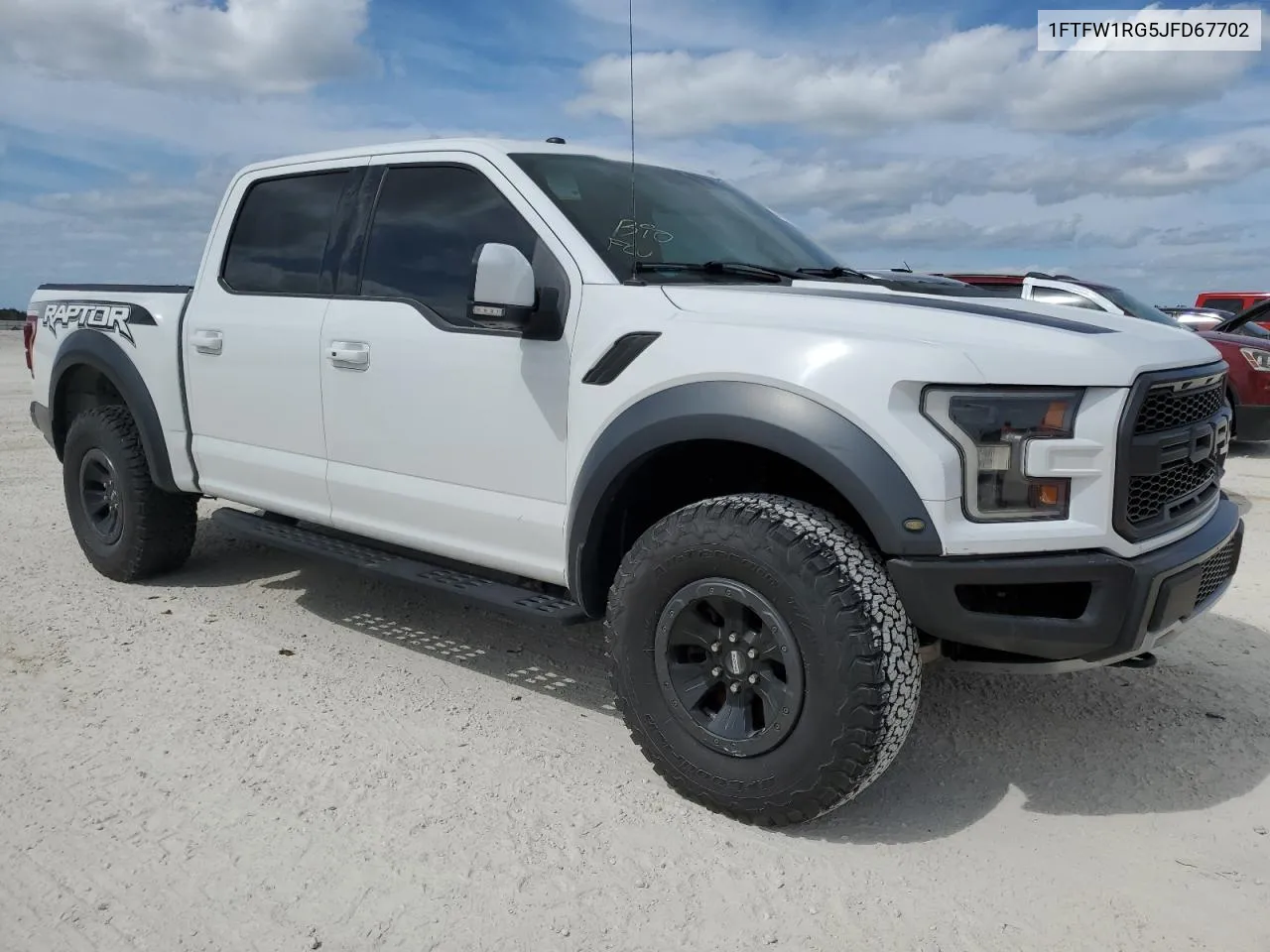 2018 Ford F150 Raptor VIN: 1FTFW1RG5JFD67702 Lot: 76923314