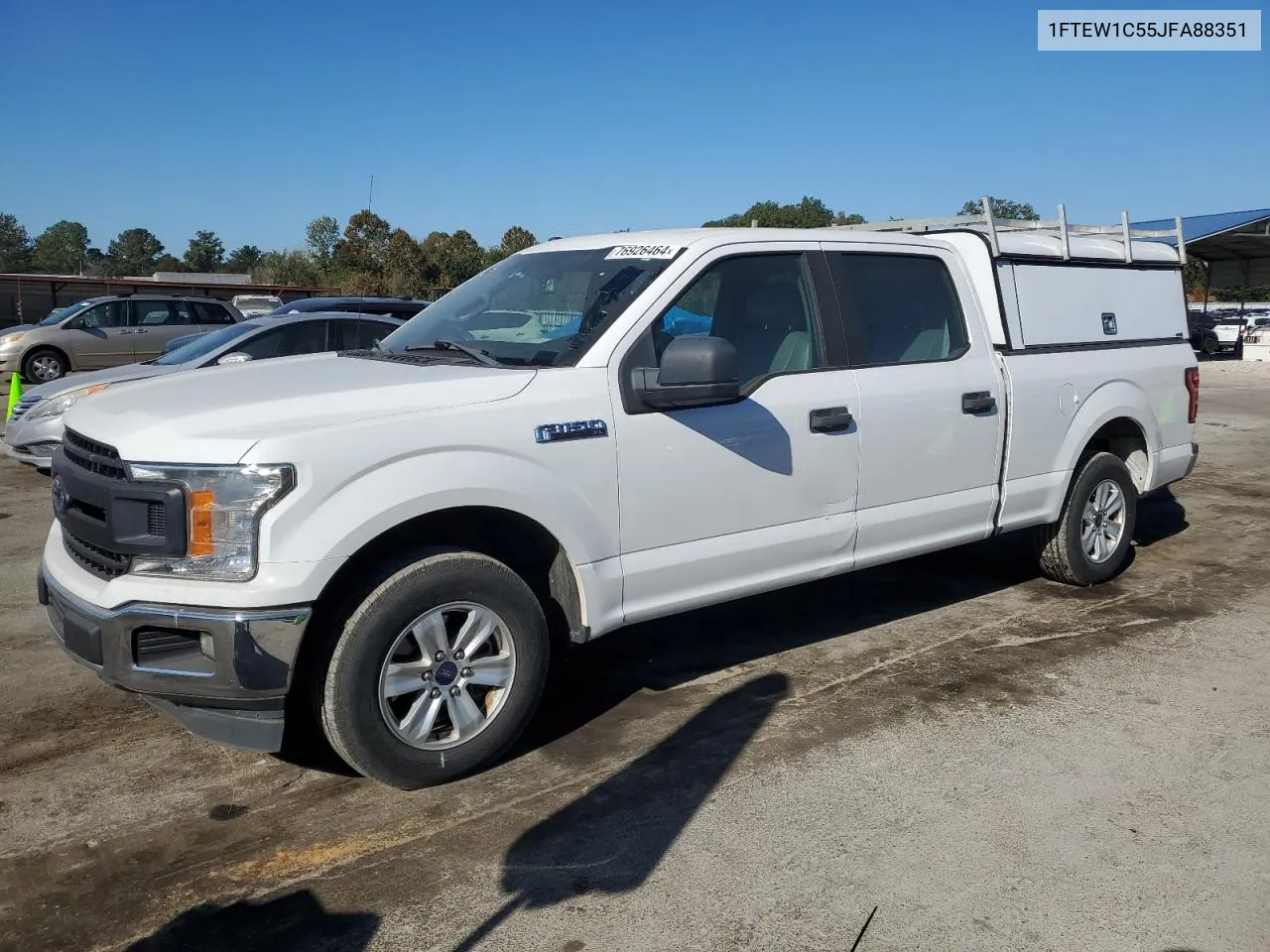 2018 Ford F150 Supercrew VIN: 1FTEW1C55JFA88351 Lot: 76926464