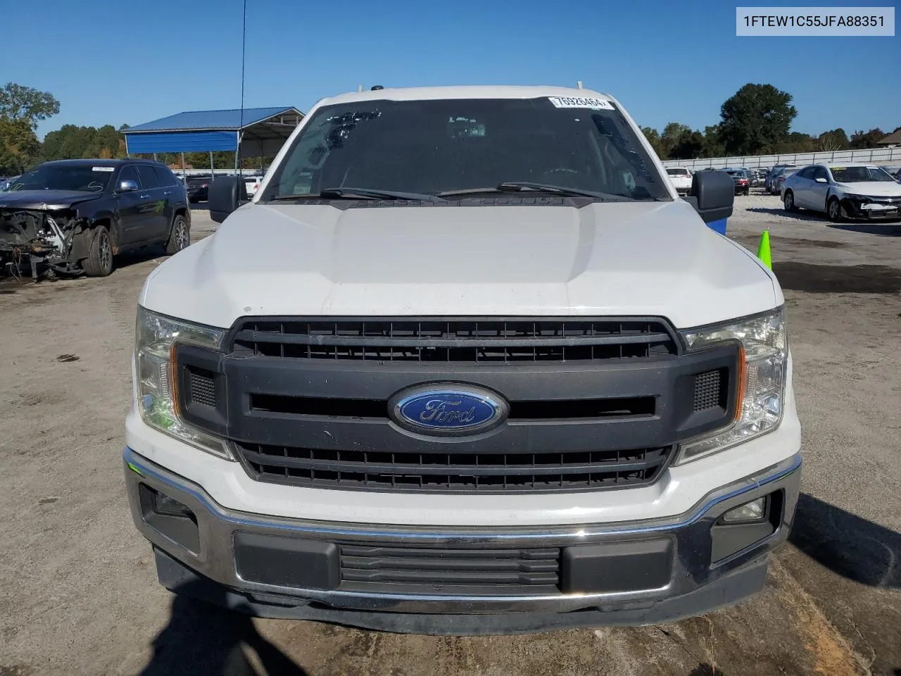 2018 Ford F150 Supercrew VIN: 1FTEW1C55JFA88351 Lot: 76926464