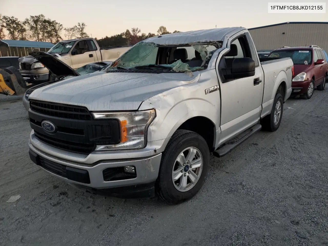 2018 Ford F150 VIN: 1FTMF1CB8JKD12155 Lot: 77020544